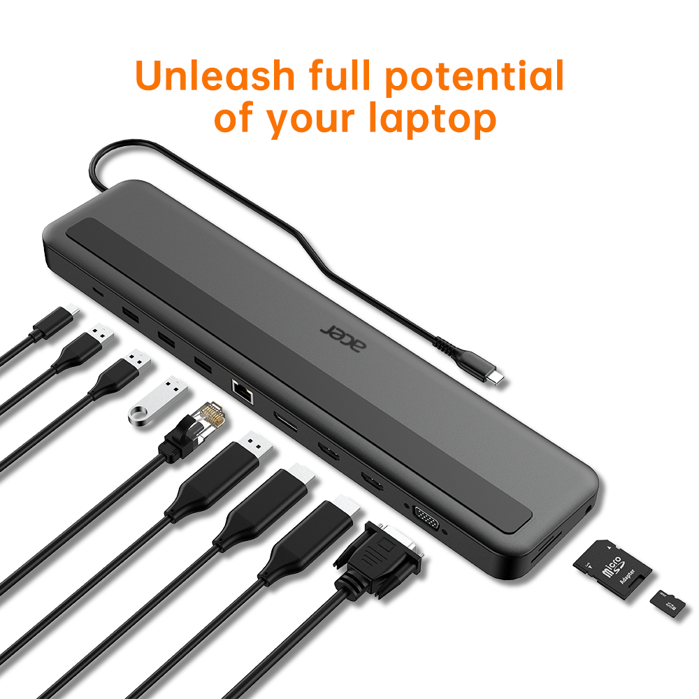 Detalle de Acer USB Type-C 13 in 1 Docking Stand