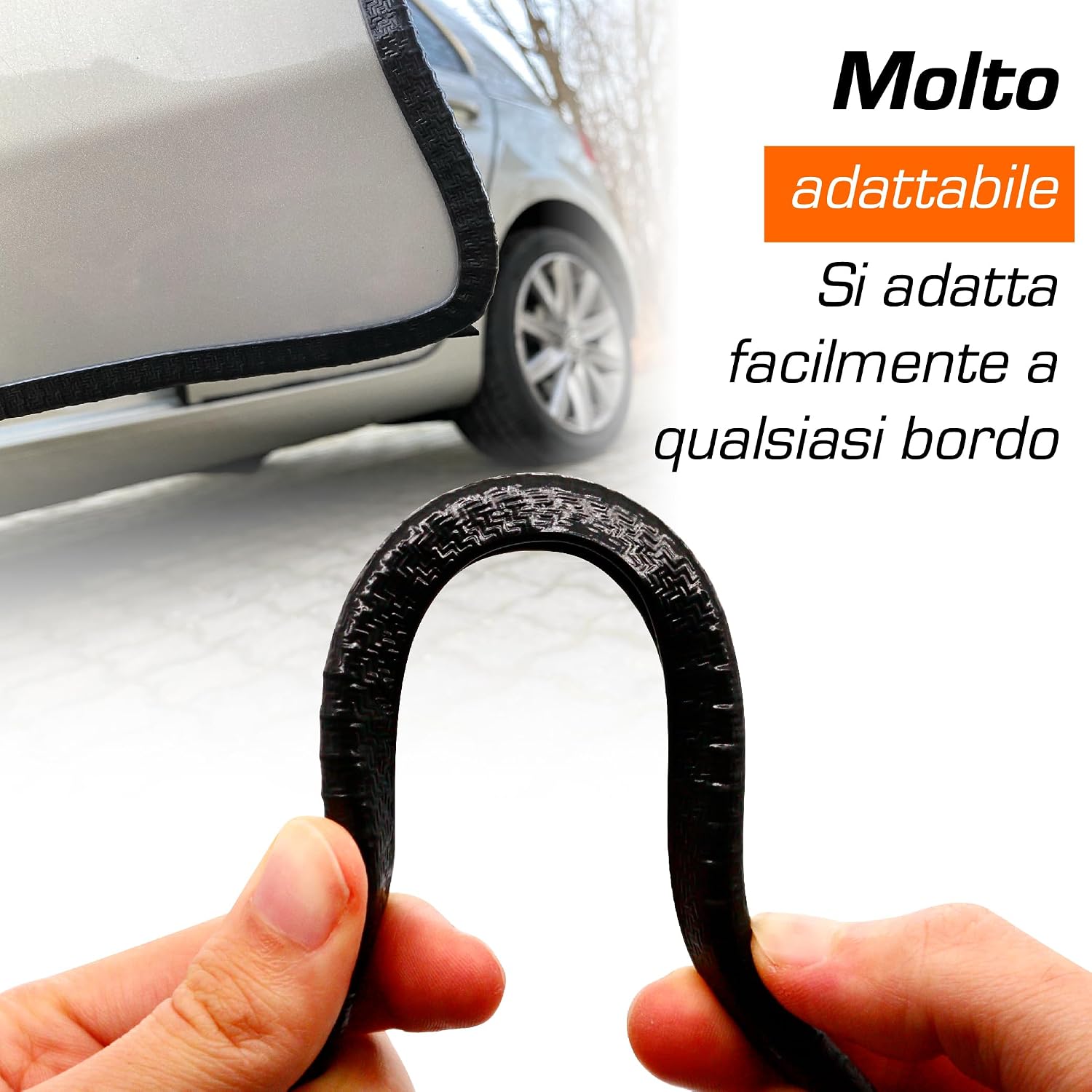Detalle 1 de Upgrade4cars Paracolpi Portiere Auto universale 6 m