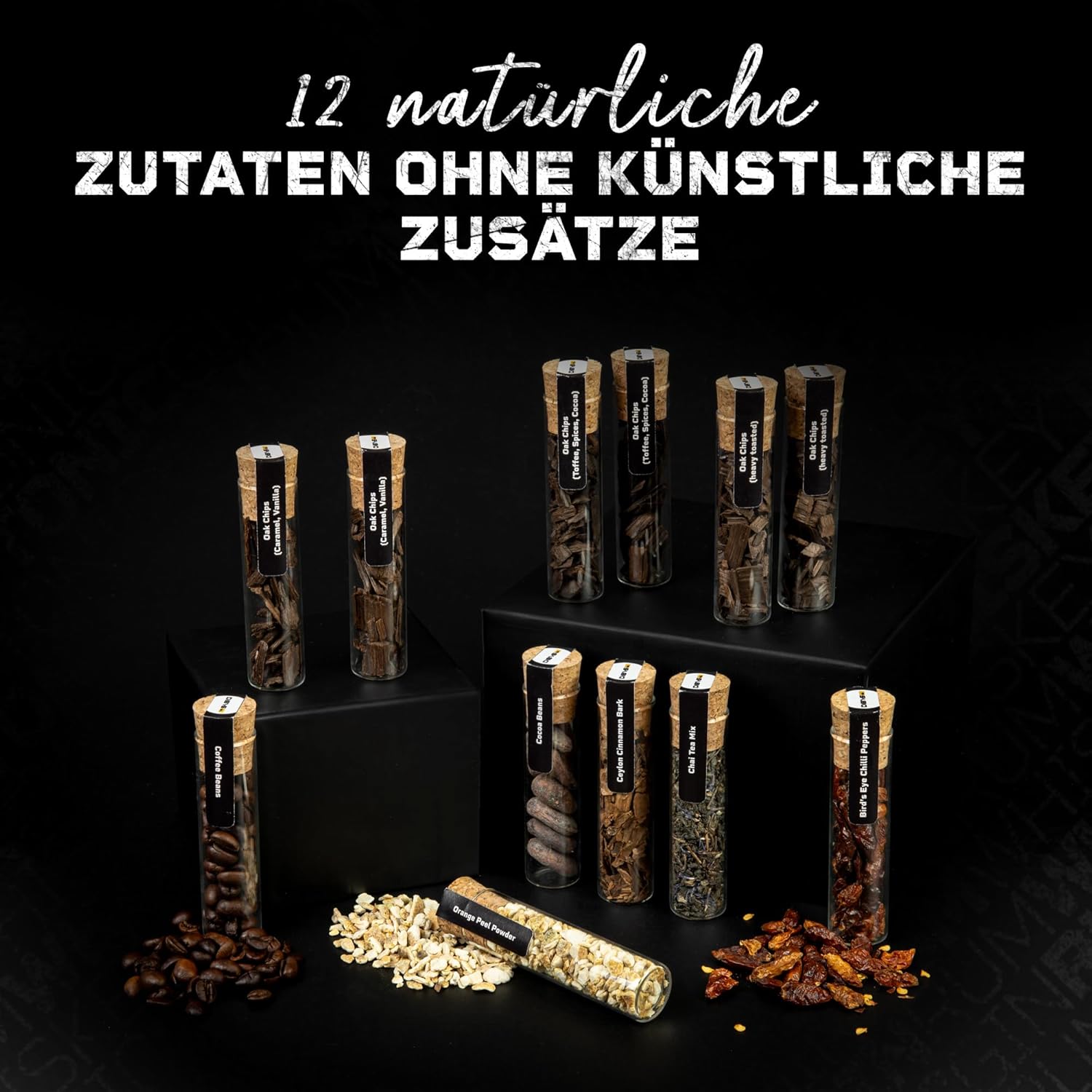 Thumbnail 2 de DIBYS DIY-Whiskey-Set inkl. 12 natürliche Botanicals & Zubehör – Whisky-Baukasten mit 4 Rezepten