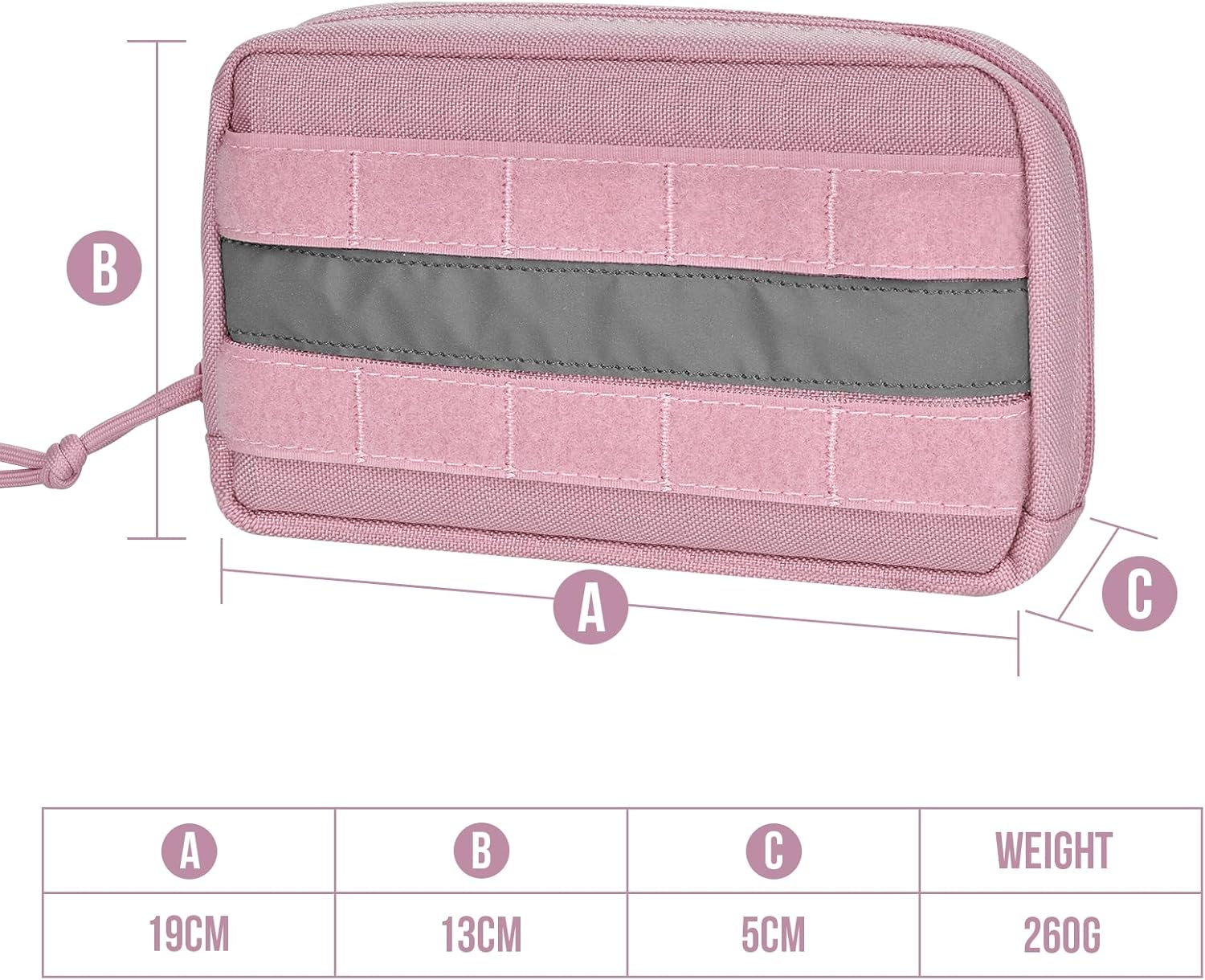 Detalle de OneTigris 2 sacchetti per alimenti per cani con strisce riflettenti (nylon 1000D)