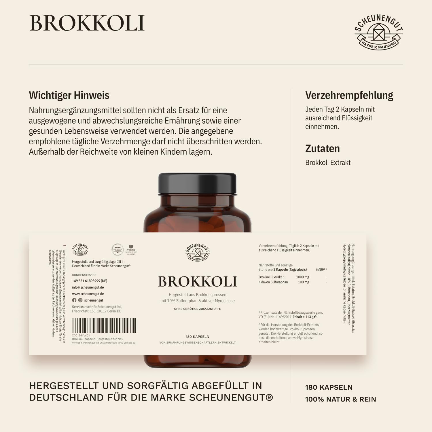 Thumbnail 6 de SCHEUNENGUT Brokkoli Kapseln 30.000 mg 🥦
