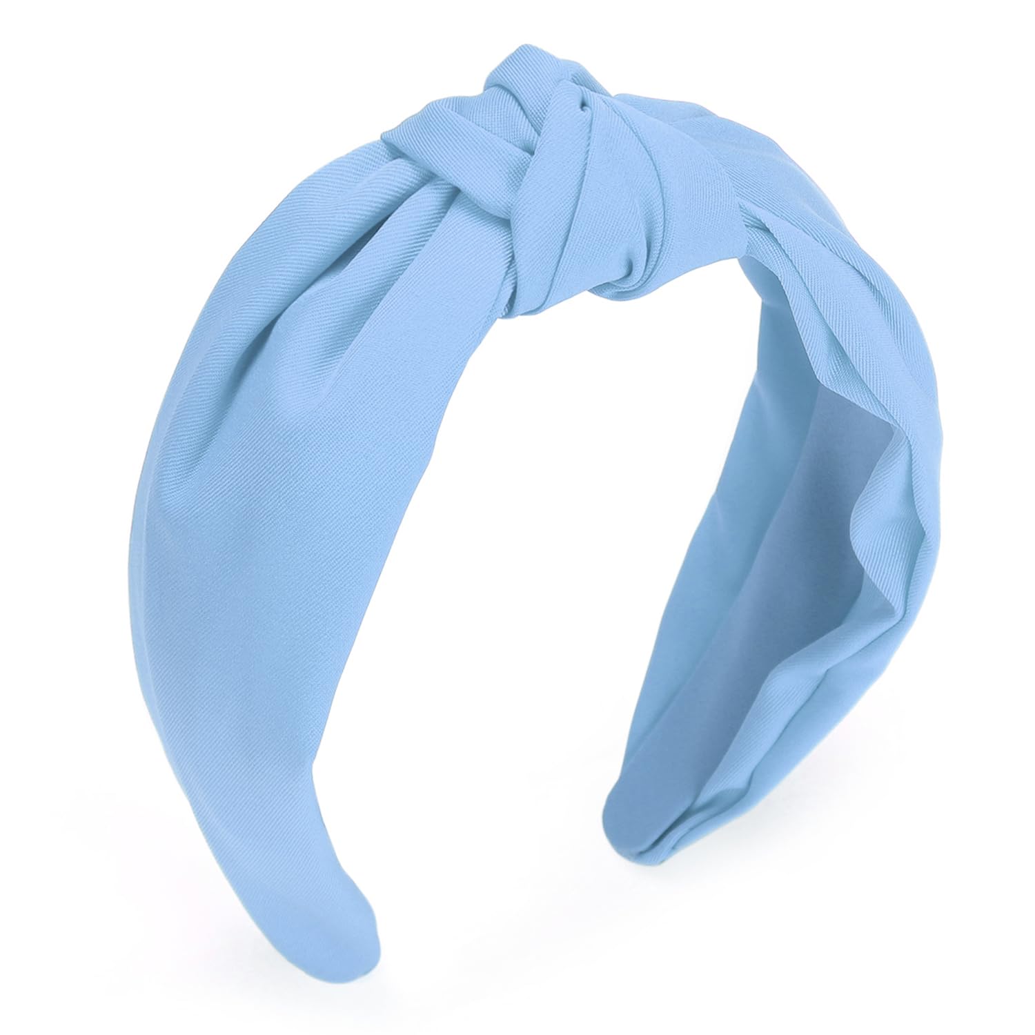 Thumbnail 6 de Knotted Wide Pink Headband for Women, Stretchy Fabric Hair Accessory