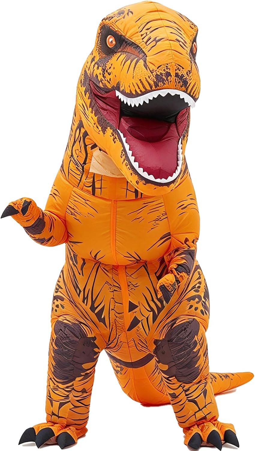 Detalle de MASTAOUTDOOR Inflatable T-Rex Costume for Adults, Full-Body Halloween Suit