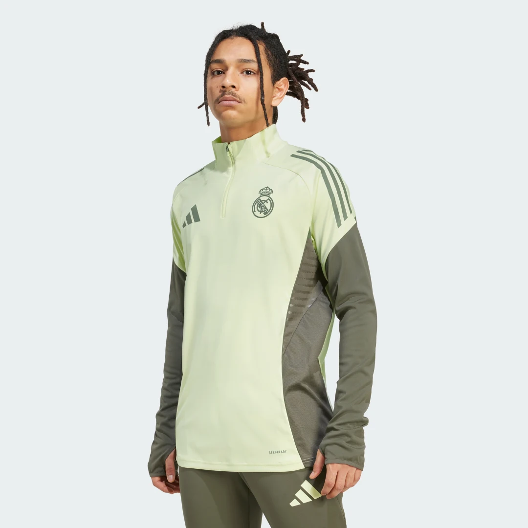 Detalle de Camiseta manga larga Real Madrid Tiro 25 Competition de Adidas – verde
