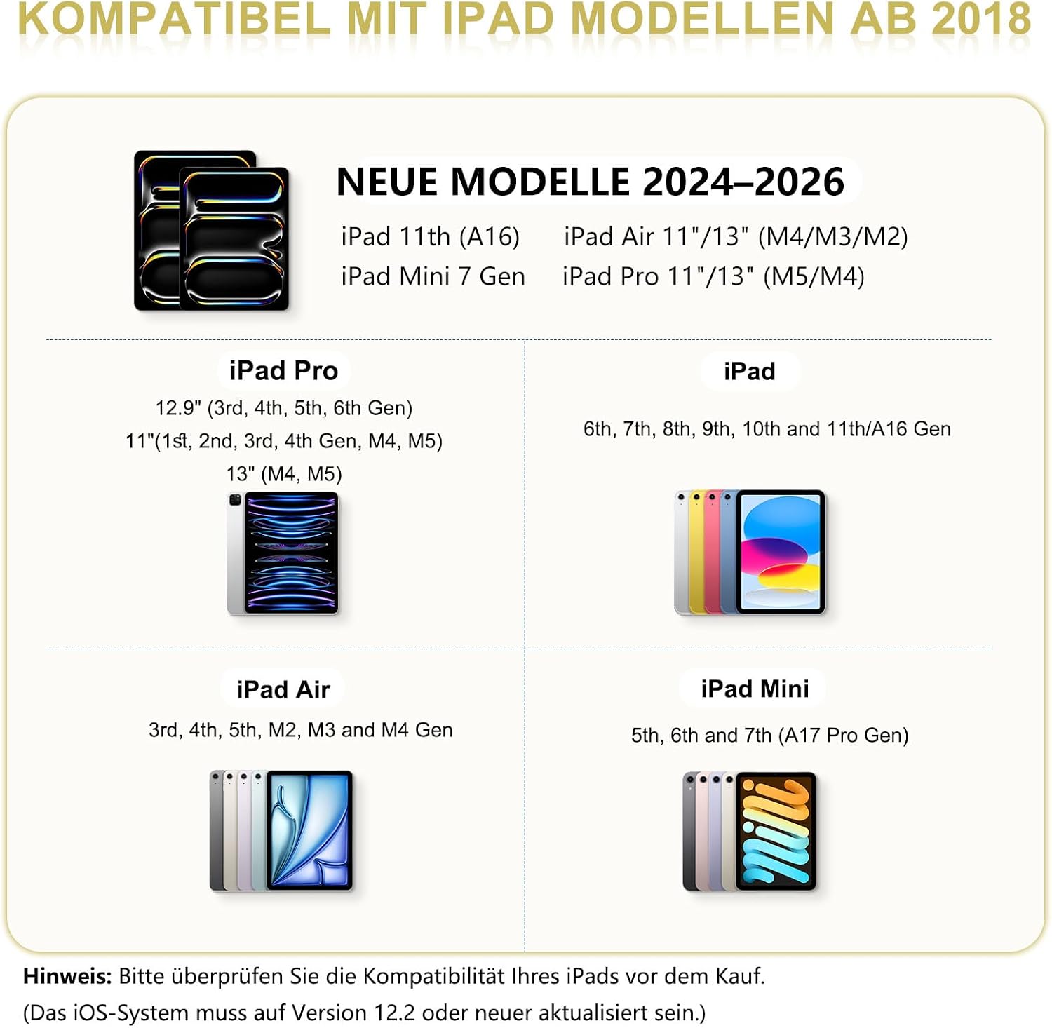 Detalle de LPUNCD Pencil 1. Generation für iPad 2018–2026, Weiß – mit USB‑C Schnellladung & magnetischer Absaugung