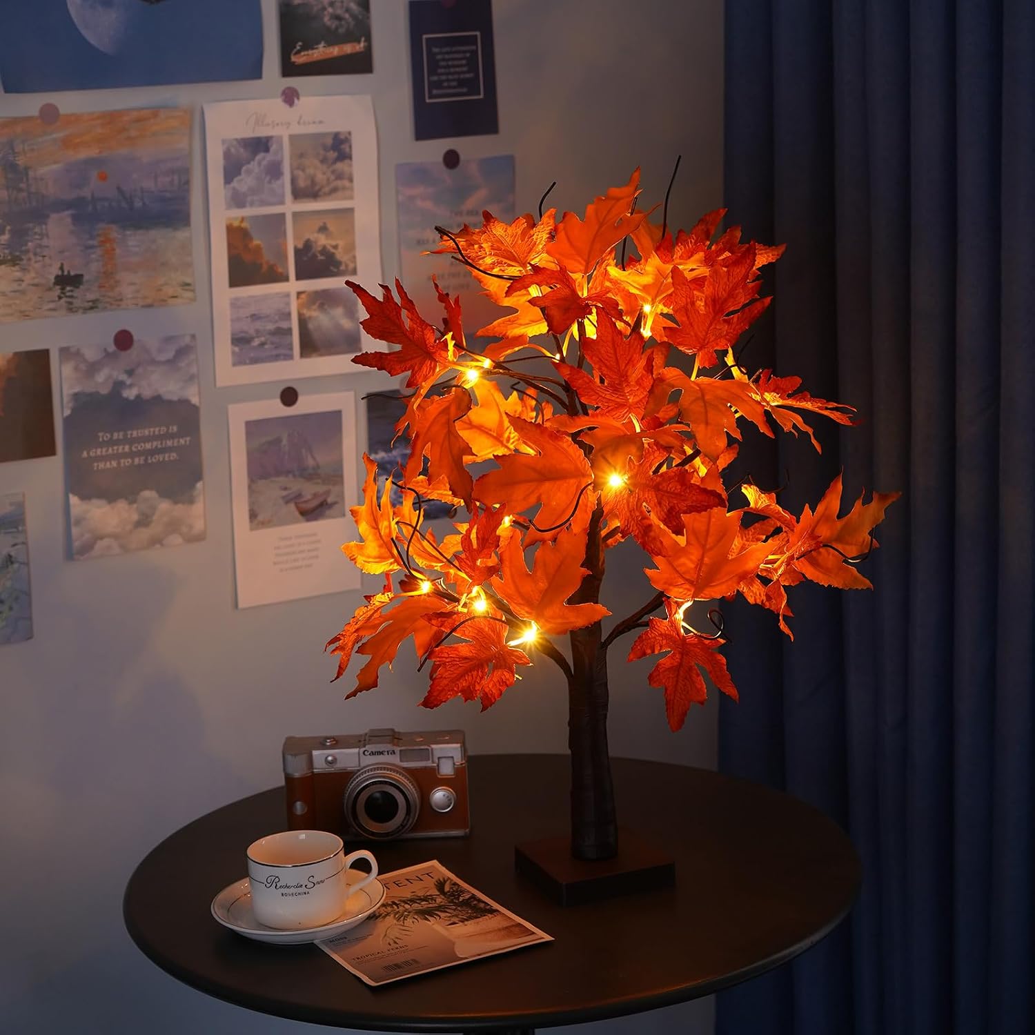 Detalle de MEDOYOH Ahornbaum Licht mit 24 LEDs