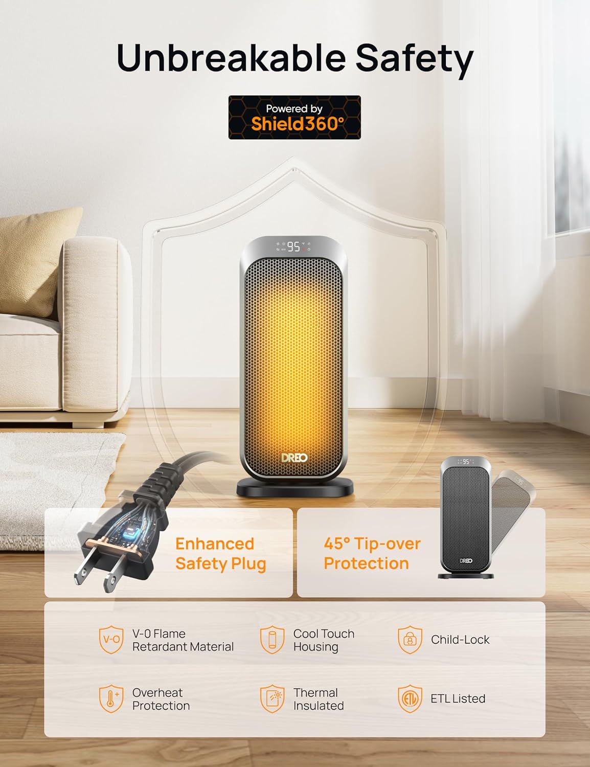 Thumbnail 4 de Dreo Quiet Space Heater 1500W ⚡