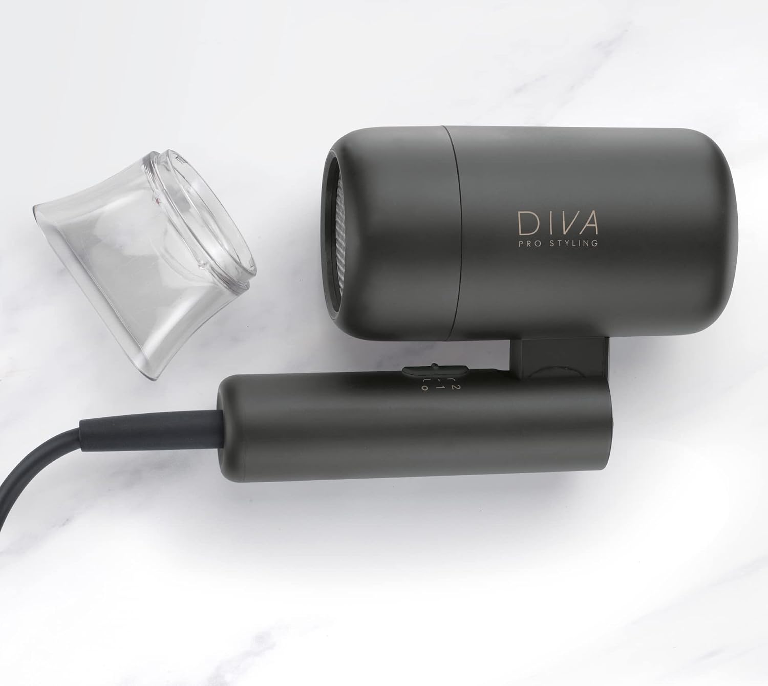 Detalle 1 de Diva Pro Styling Jet Set 3000 Pro – składana suszarka podróżna 1600 W