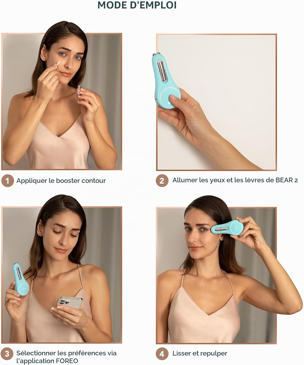 Thumbnail 6 de FOREO SUPERCHARGED Eye & Lip Contour Booster – Gel conducteur en capsules, niacinamide, format voyage