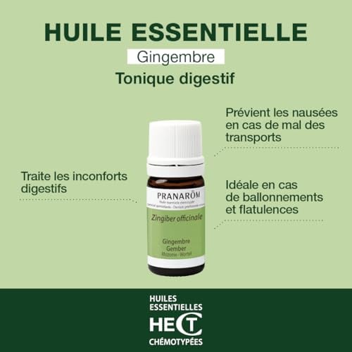 Detalle 2 de PRANAROM - Jengibre - Aceite Esencial 100% Puro