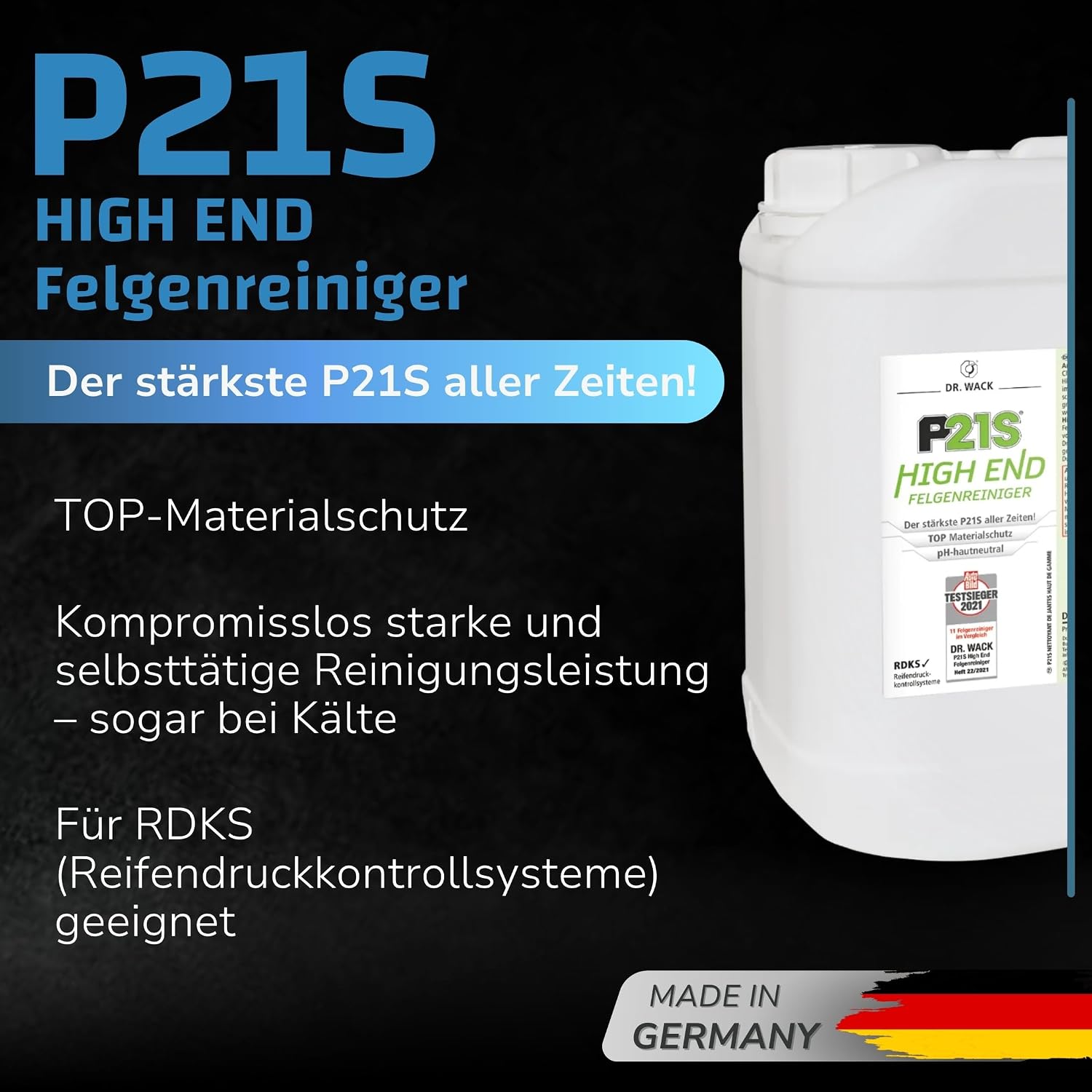 Detalle 2 de DR. WACK P21S Felgenreiniger 5 L đź§˝