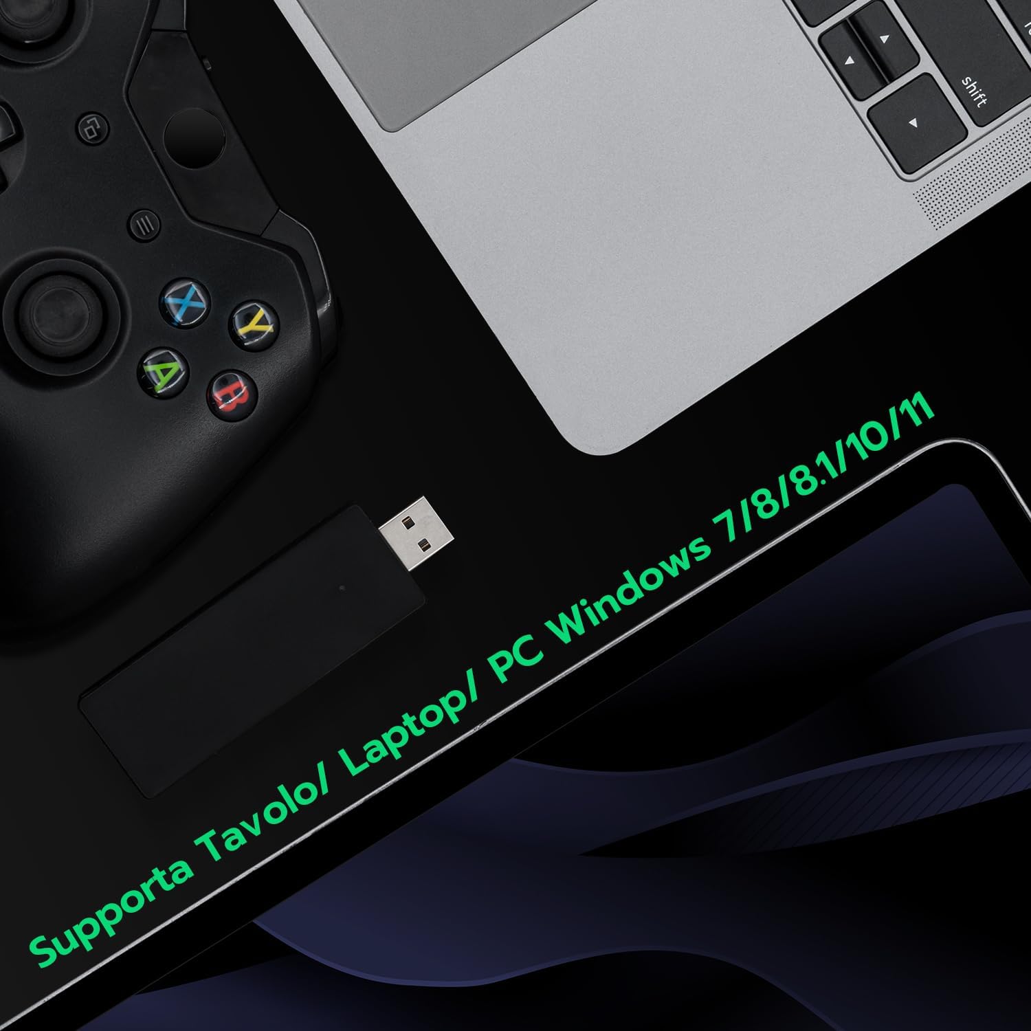 Detalle de Mcbazel Adattatore Wireless Xbox per PC