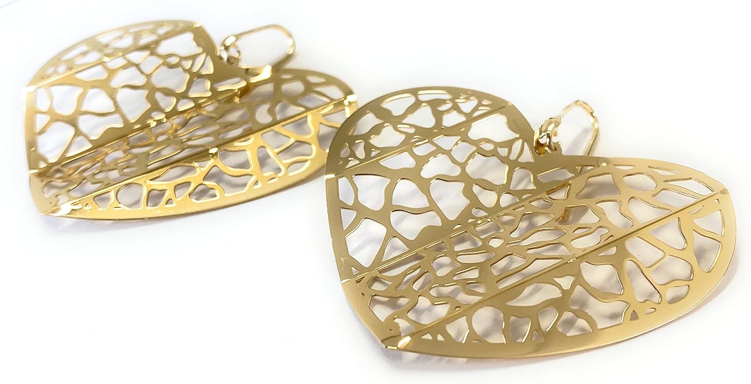 Detalle de Orecchini origami in argento 925 placcati oro 18K – 10:10, stile italiano