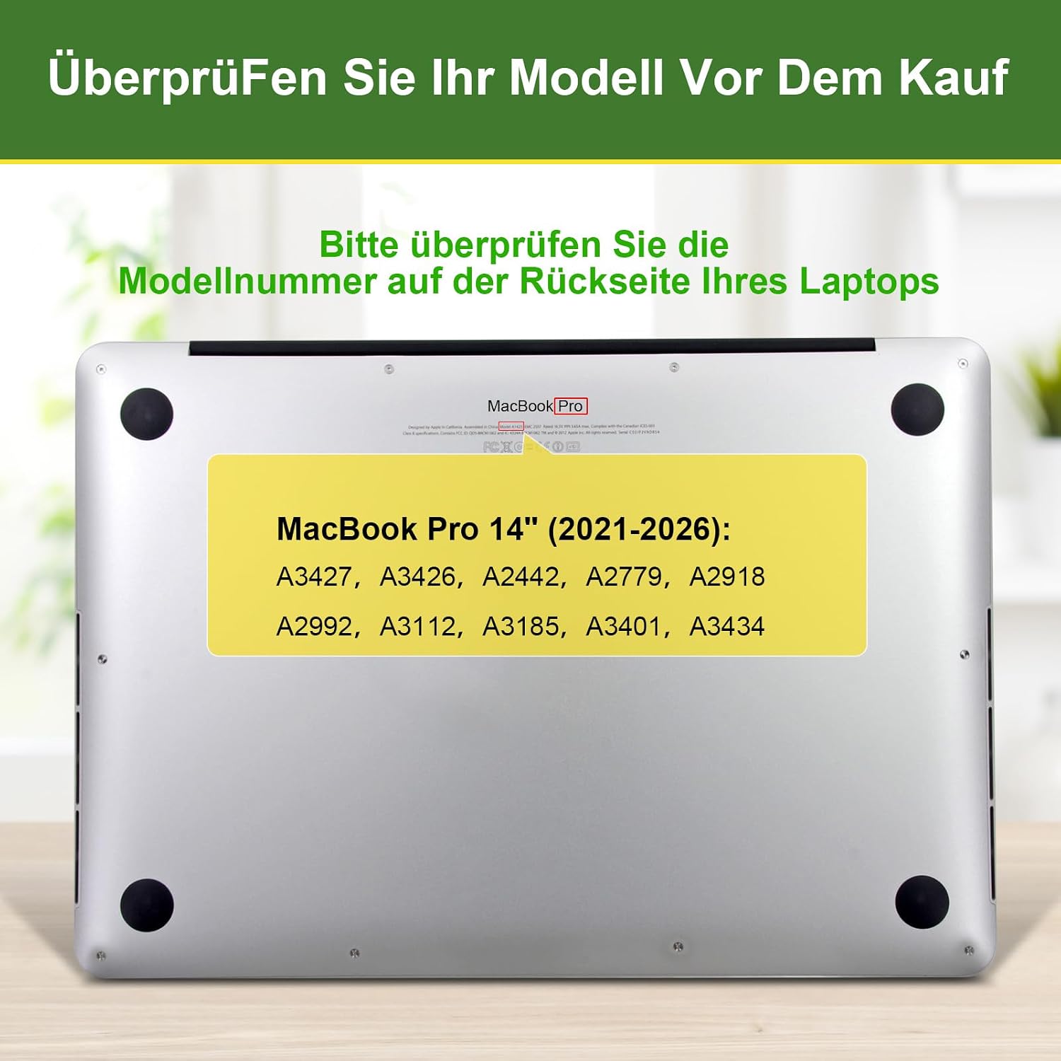 Detalle de Magnetischer Blickschutzfilter für MacBook Pro 14 Zoll mit Webcam-Abdeckung (2021–2026) – Blaulicht reduziert, abnehmbar