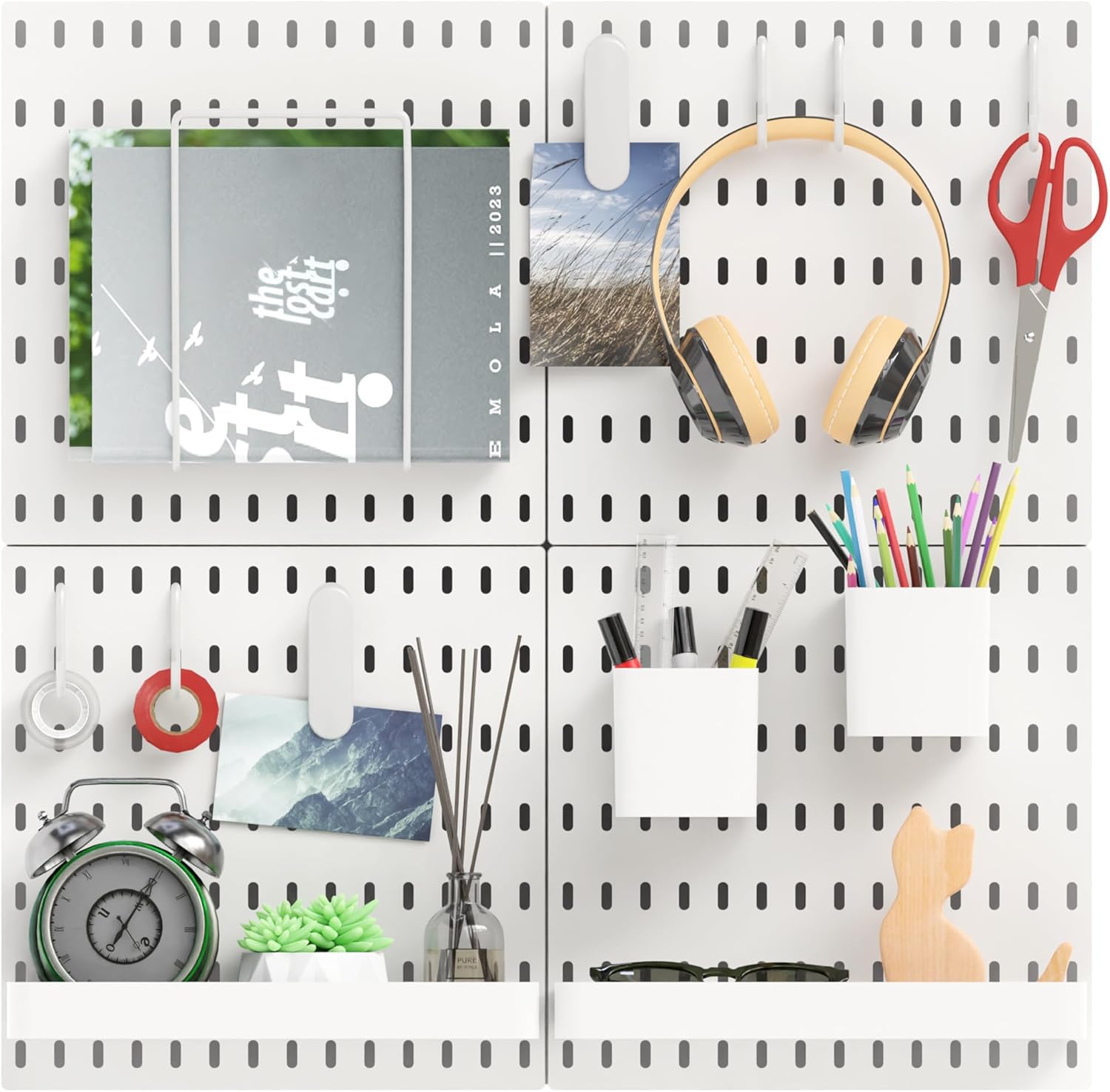 Thumbnail 6 de Dobures Metal Pegboard Panels 12x12 8-Pack