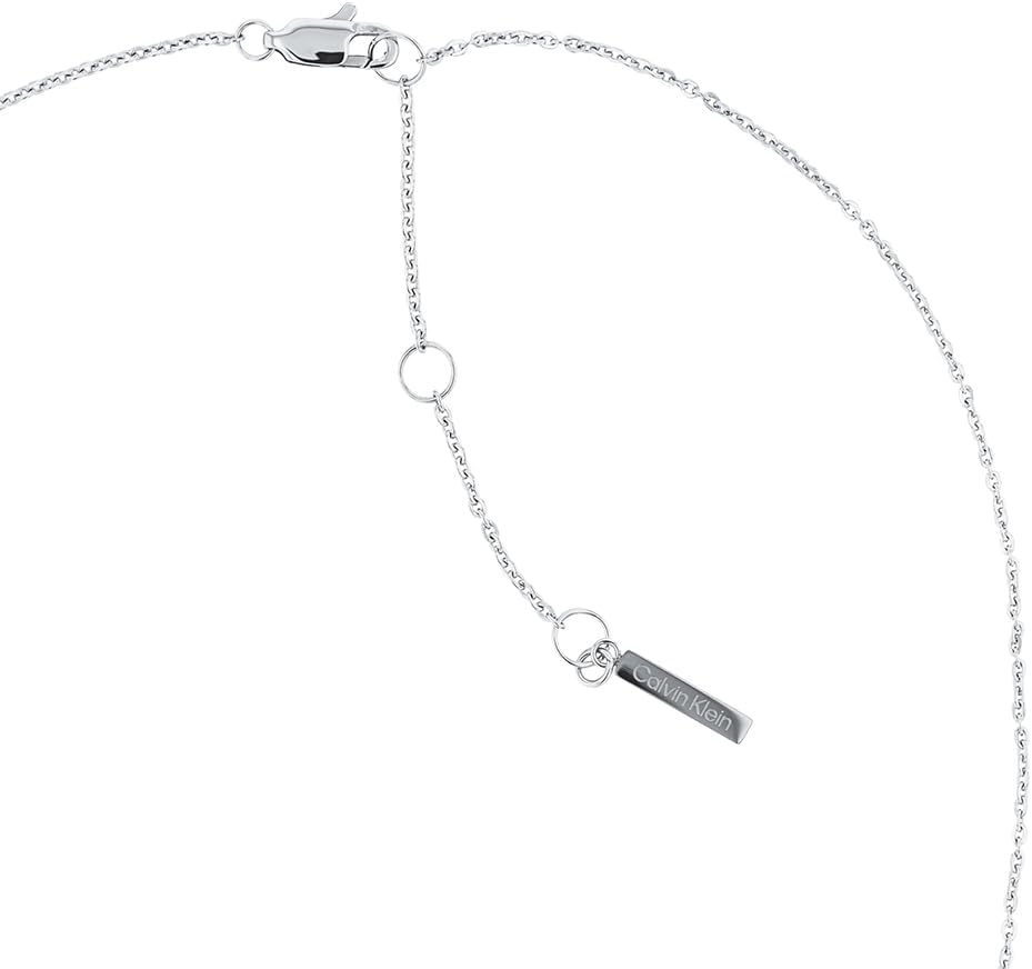 Thumbnail 2 de Calvin Klein collana da donna “Warped Rings” in acciaio inossidabile bicolore