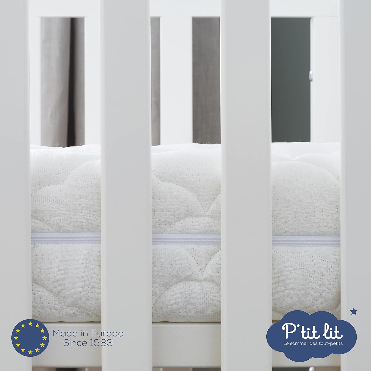 Detalle 2 de P'tit Lit – Materasso bambino in bambù 60x120 cm: morbidezza, igiene e praticità
