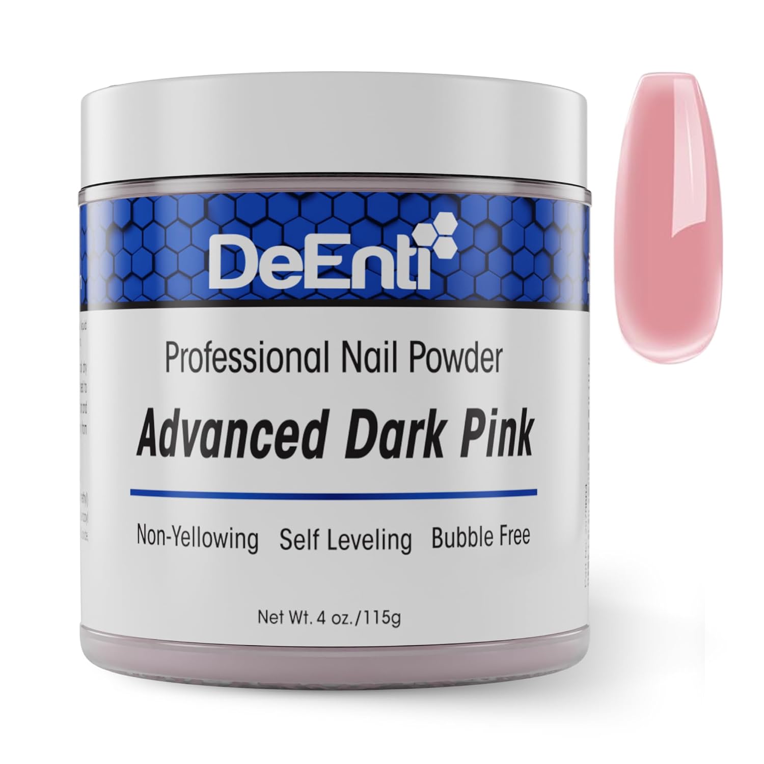Detalle de DeEnti Acrylic Nail Powder 4 oz Dark Pink 💅