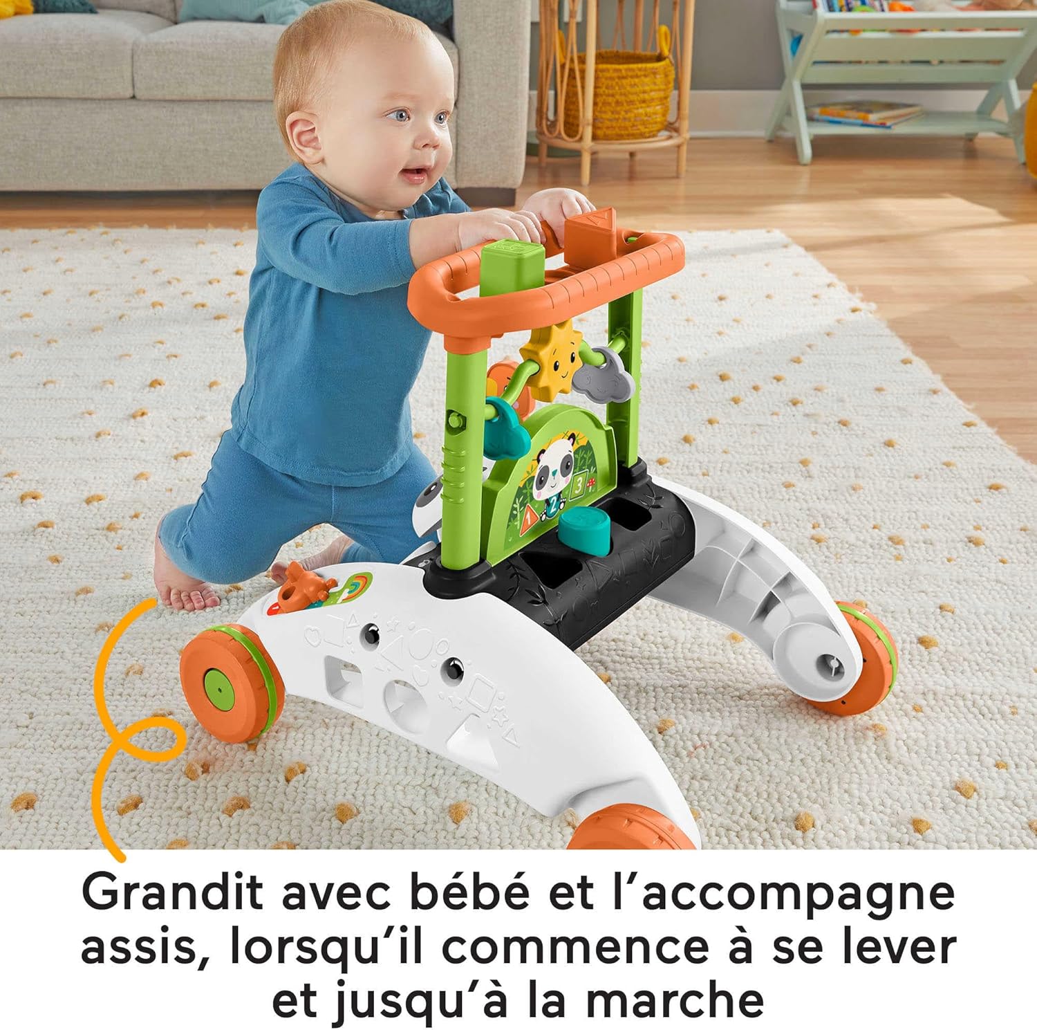 Thumbnail 3 de Fisher-Price Trotteur à 2 côtés « Rythme Stable et Régulier » HJY73