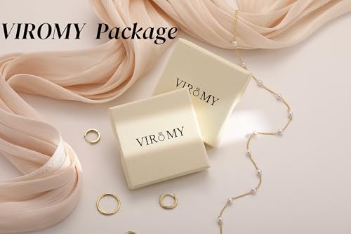 Thumbnail 6 de VIROMY Zierliche Perle Fußkettchen für Frauen – feines Gold-Design mit drei Perlen