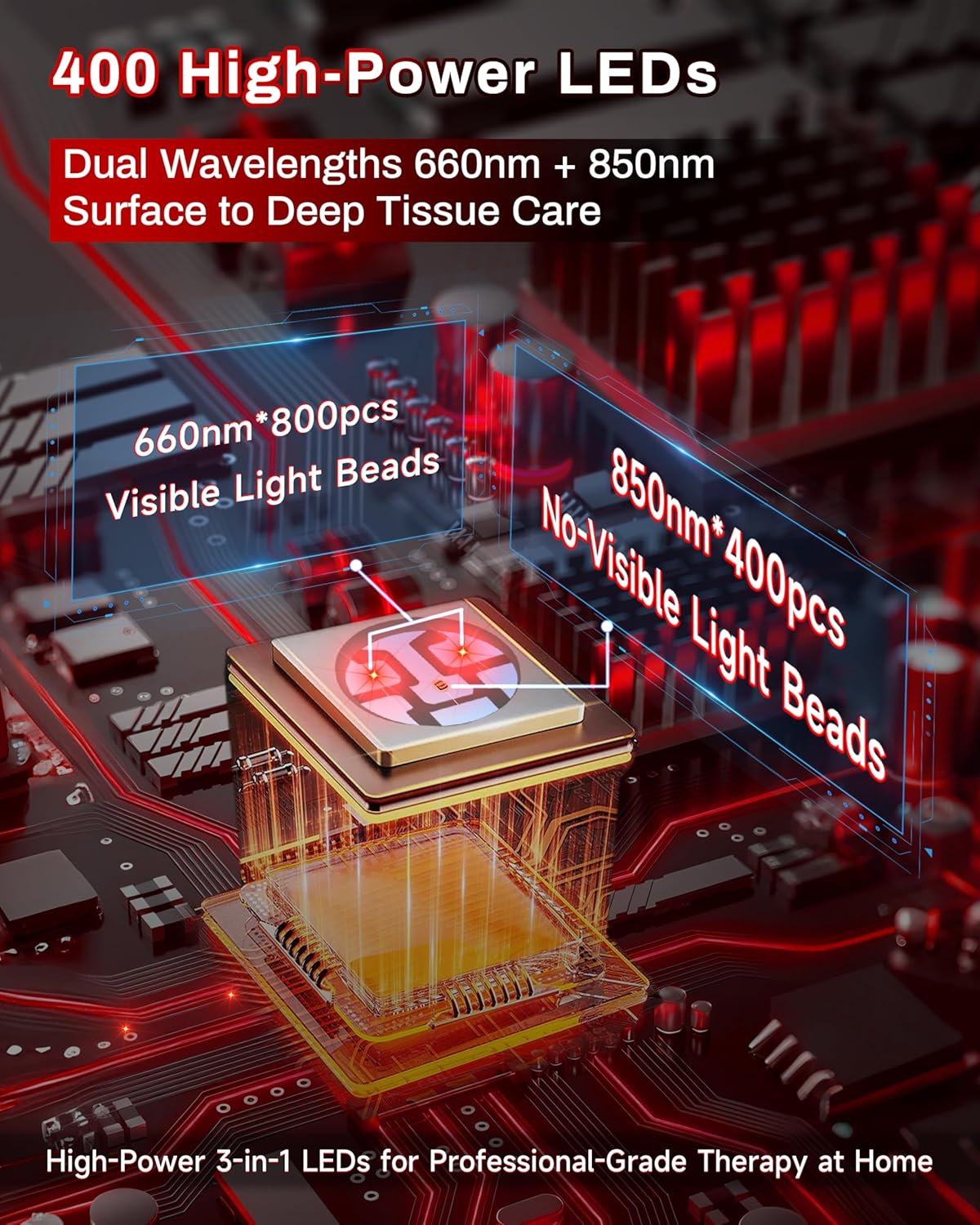 Detalle de Kaoudt red light therapy mat 38 x 23.6in