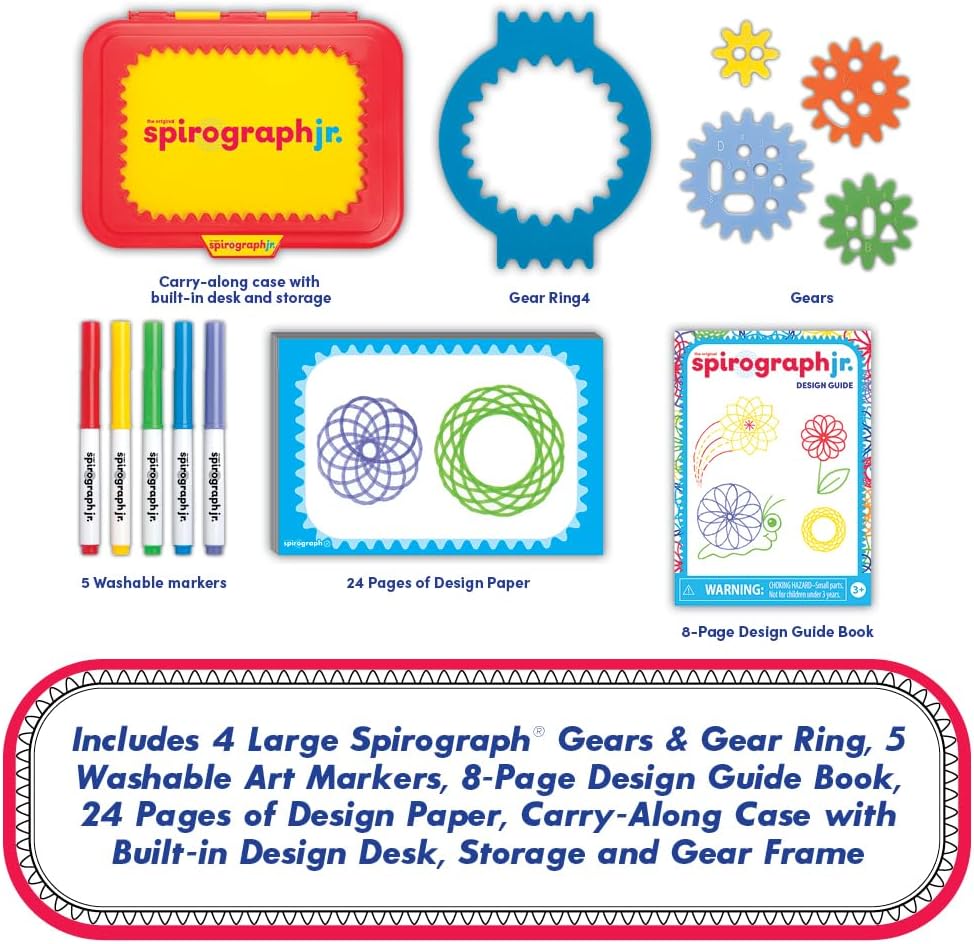 Thumbnail 6 de Spirograph Jr. Jumbo Gears Art Kit 3+ 🎨