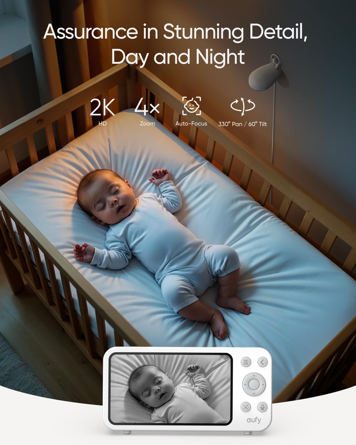 Detalle de eufy Security E20 2K baby monitor