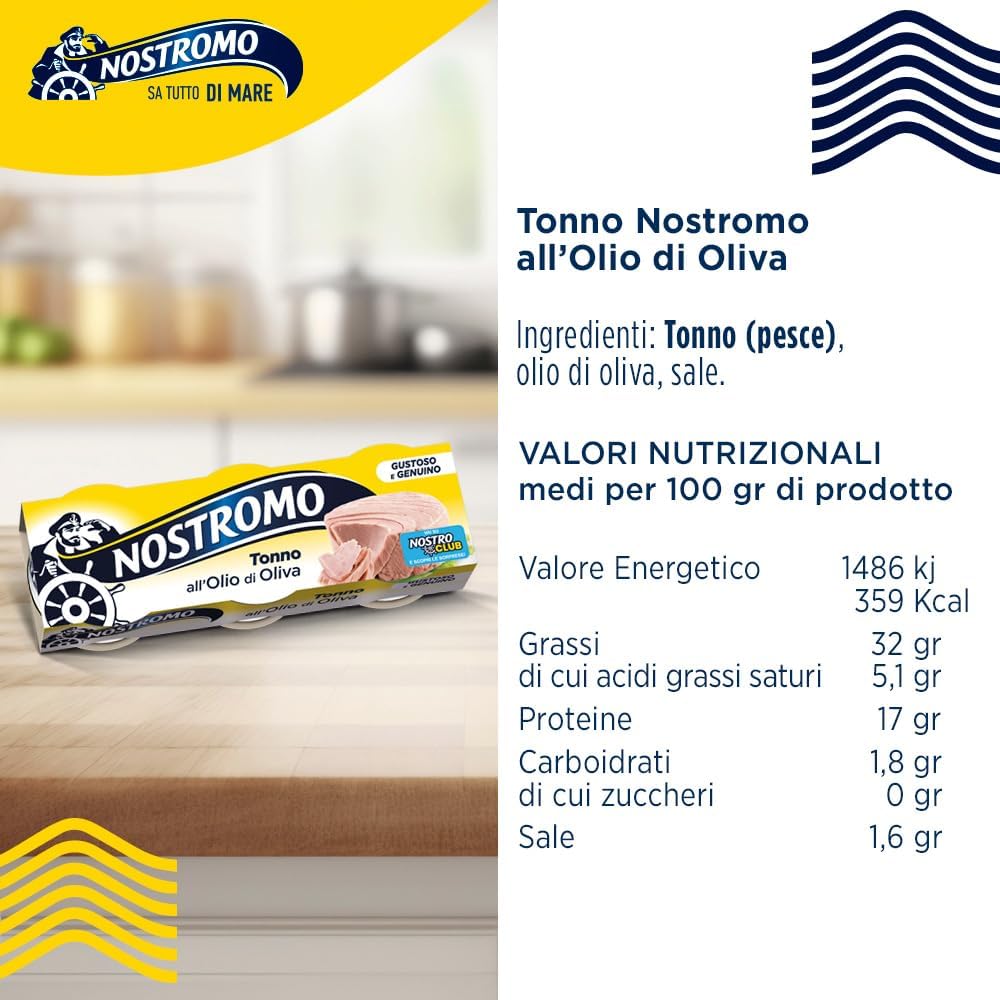 Thumbnail 1 de Nostromo Tonno all'Olio di Oliva – 30 lattine da 70 g, formato scorta 10 confezioni