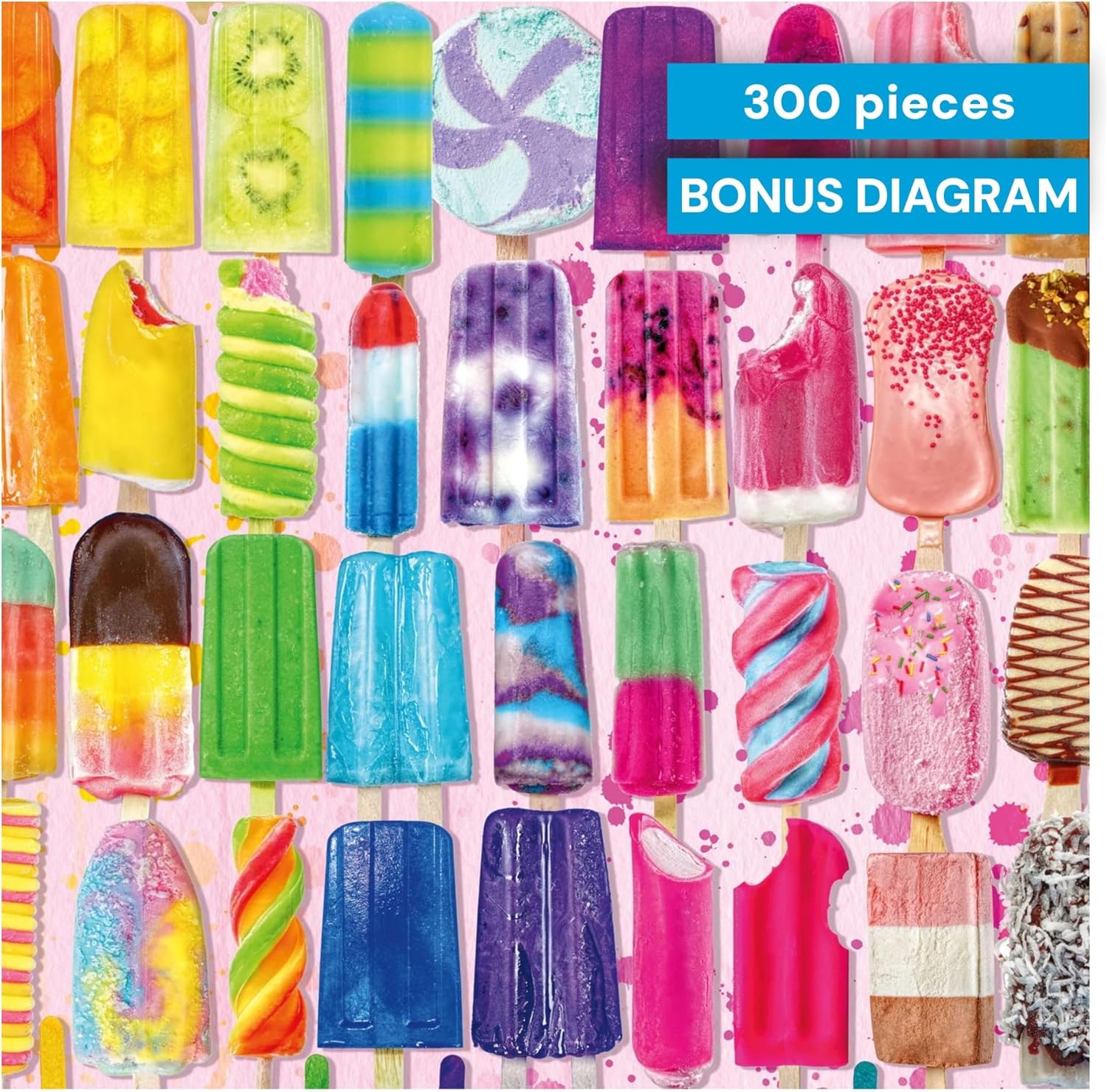 Detalle 2 de Buffalo Games Frosty Treats (Lars Stewart) 300-Piece Large Jigsaw Puzzle for Adults