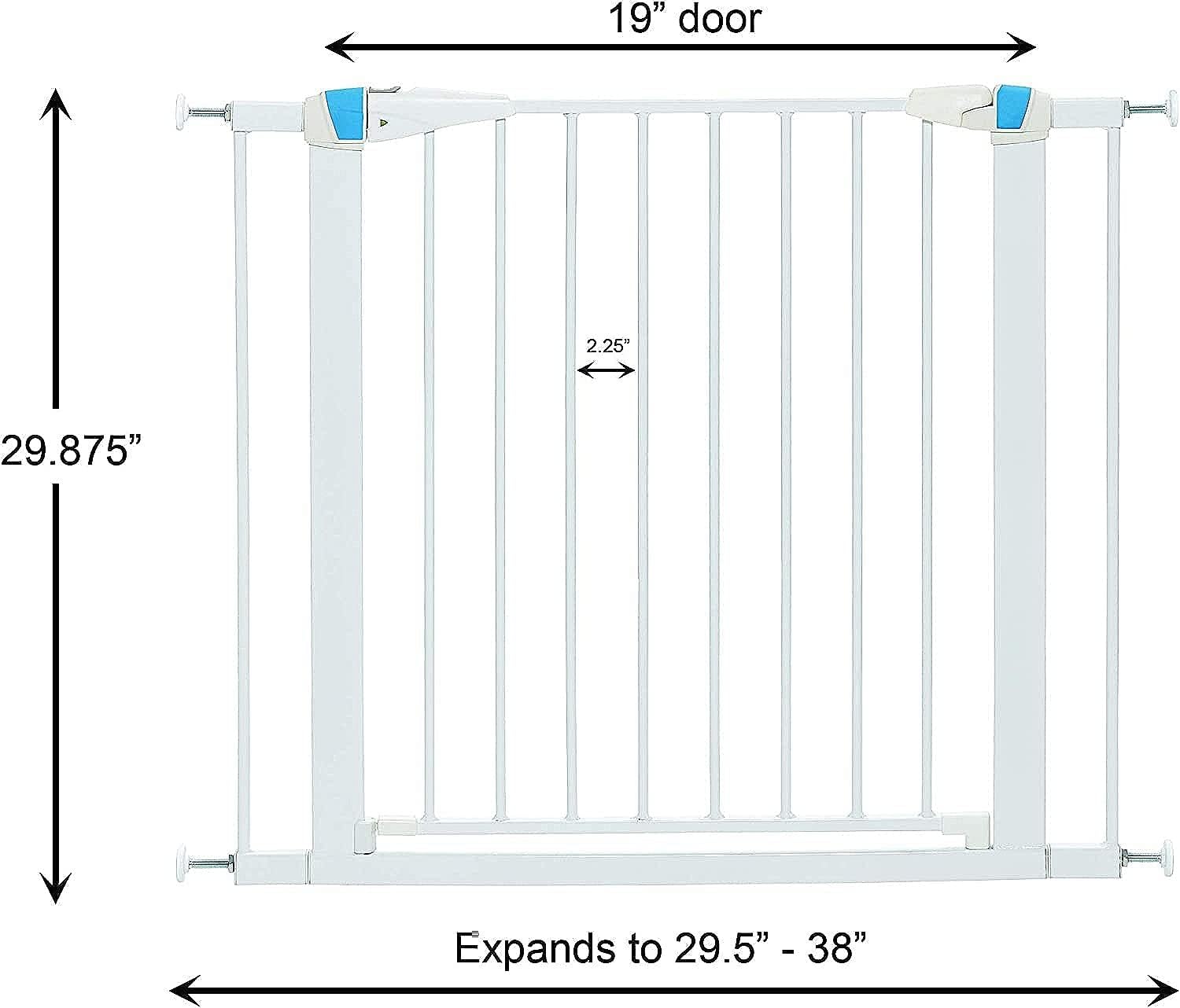 Detalle 2 de MidWest Homes for Pets 96,52 cm puerta con tira fosforescente