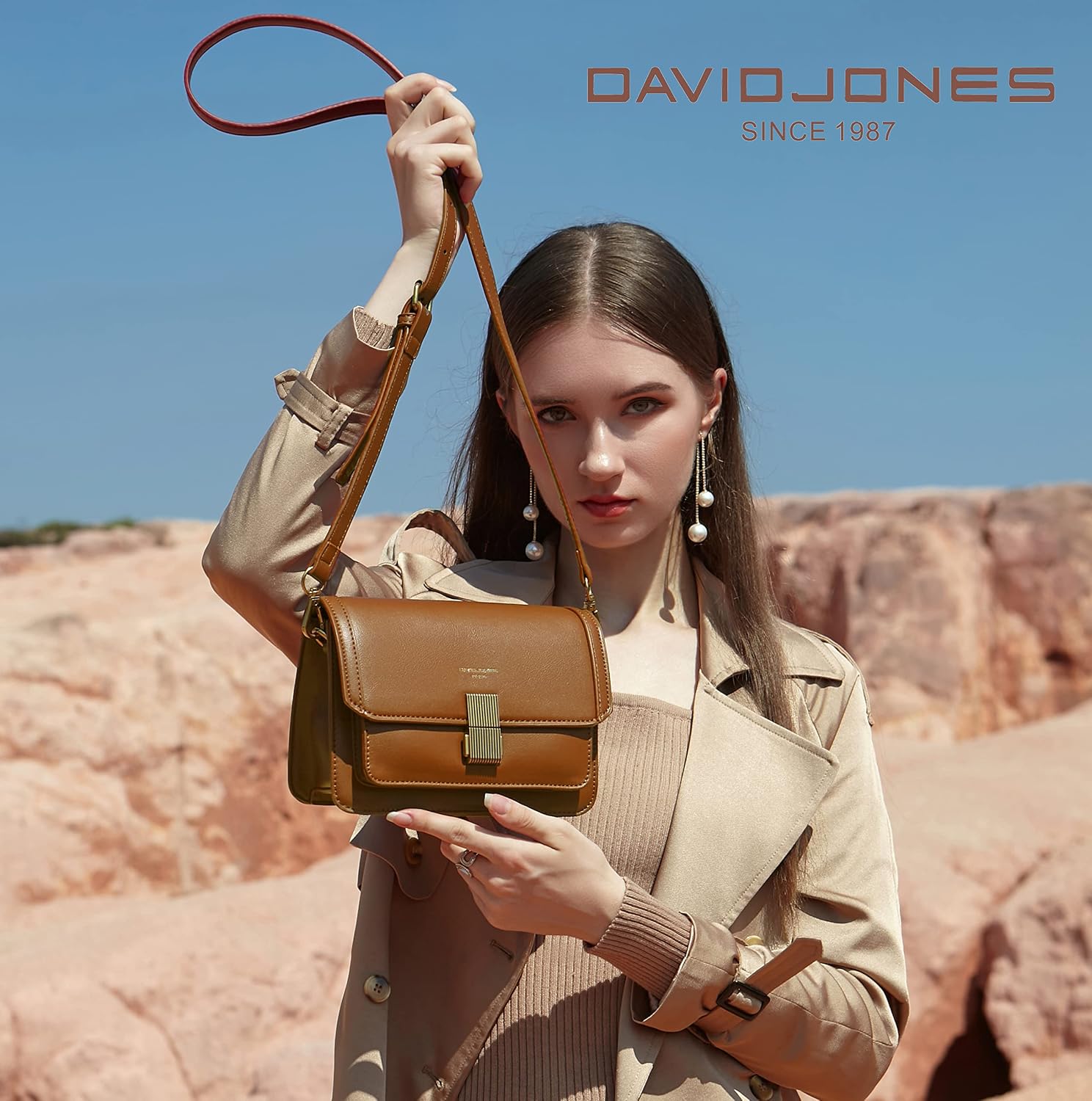 Thumbnail 1 de David Jones Piccola Borsa a Tracolla 21 cm