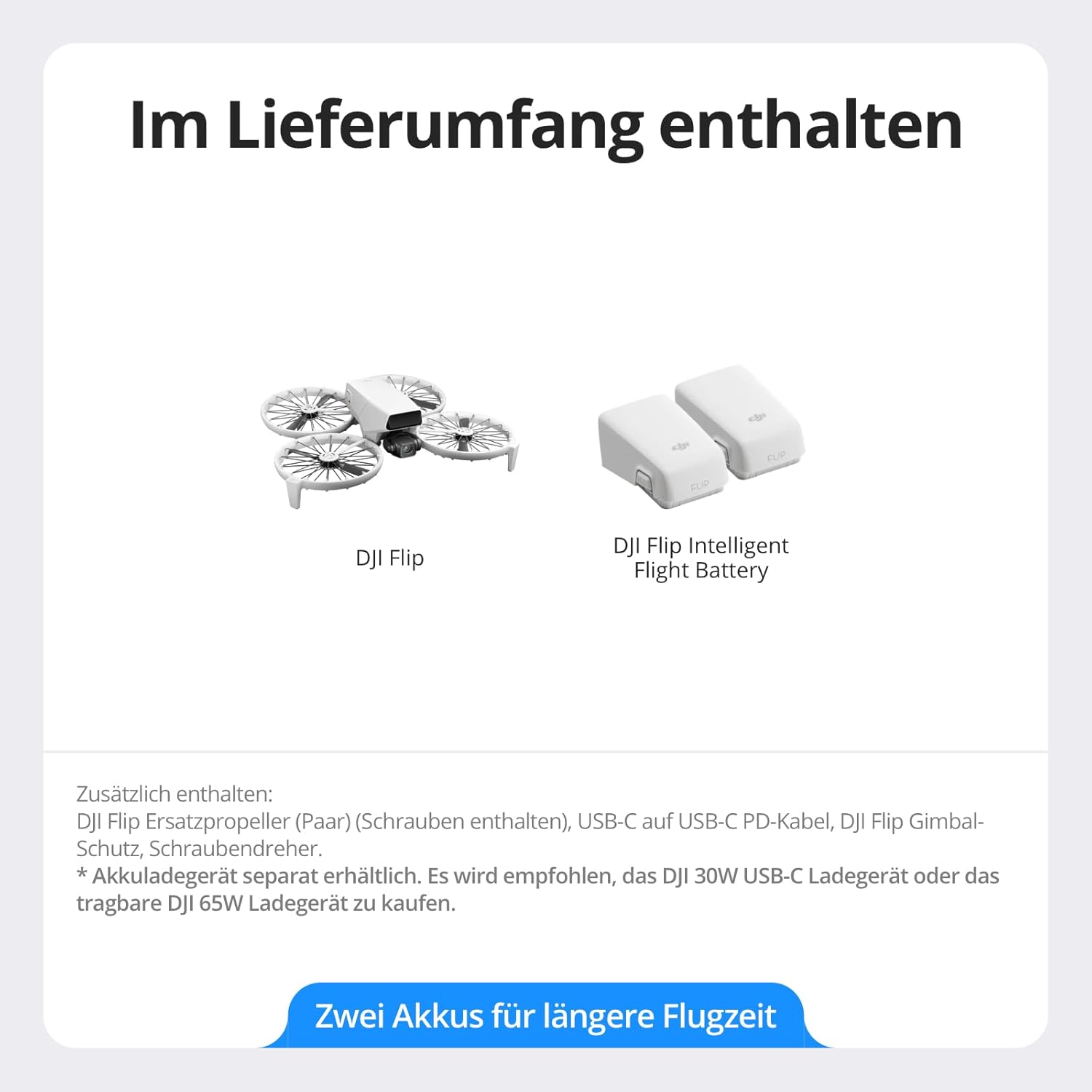 Thumbnail 5 de DJI Flip Combo mit zwei Akkus: kompakt, leicht und 4K-fähig – ideal für spontane Luftaufnahmen