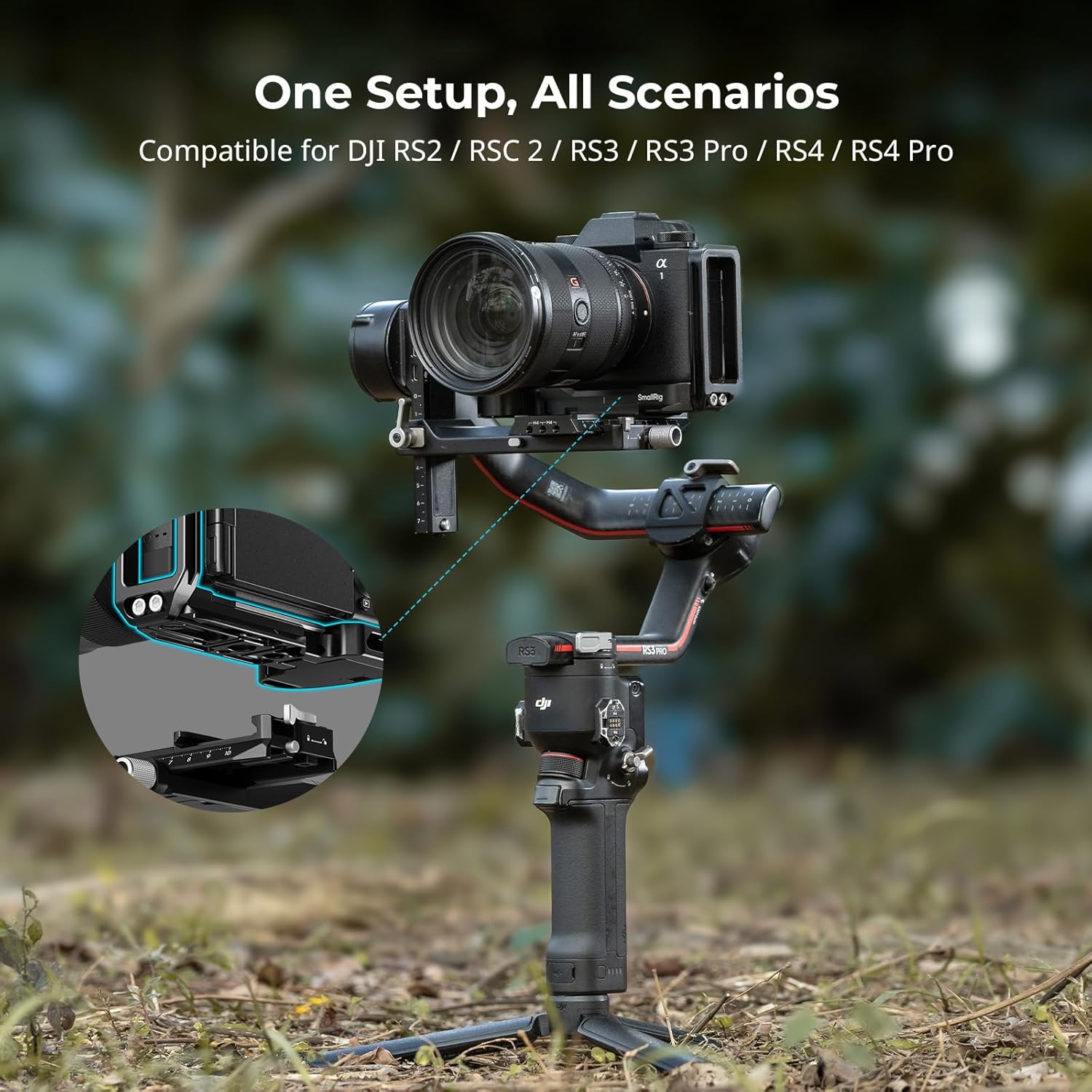 Thumbnail 5 de SmallRig Support à dégagement rapide en L pour Sony Alpha 1 II et Alpha 9 III
