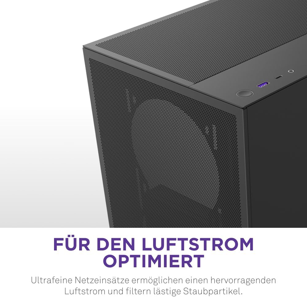 Thumbnail 4 de NZXT H5 Flow Kompaktes ATX Mid-Tower Gehäuse