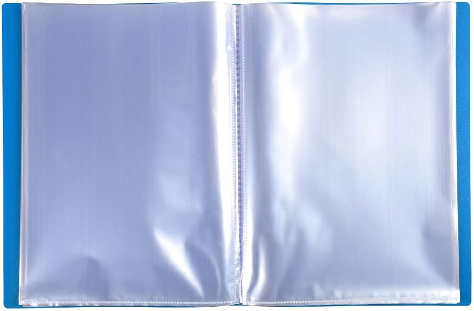 Thumbnail 2 de Exacompta 88112E Protège-documents OPAK, 100 pochettes cristal, 200 vues, A4, bleu clair