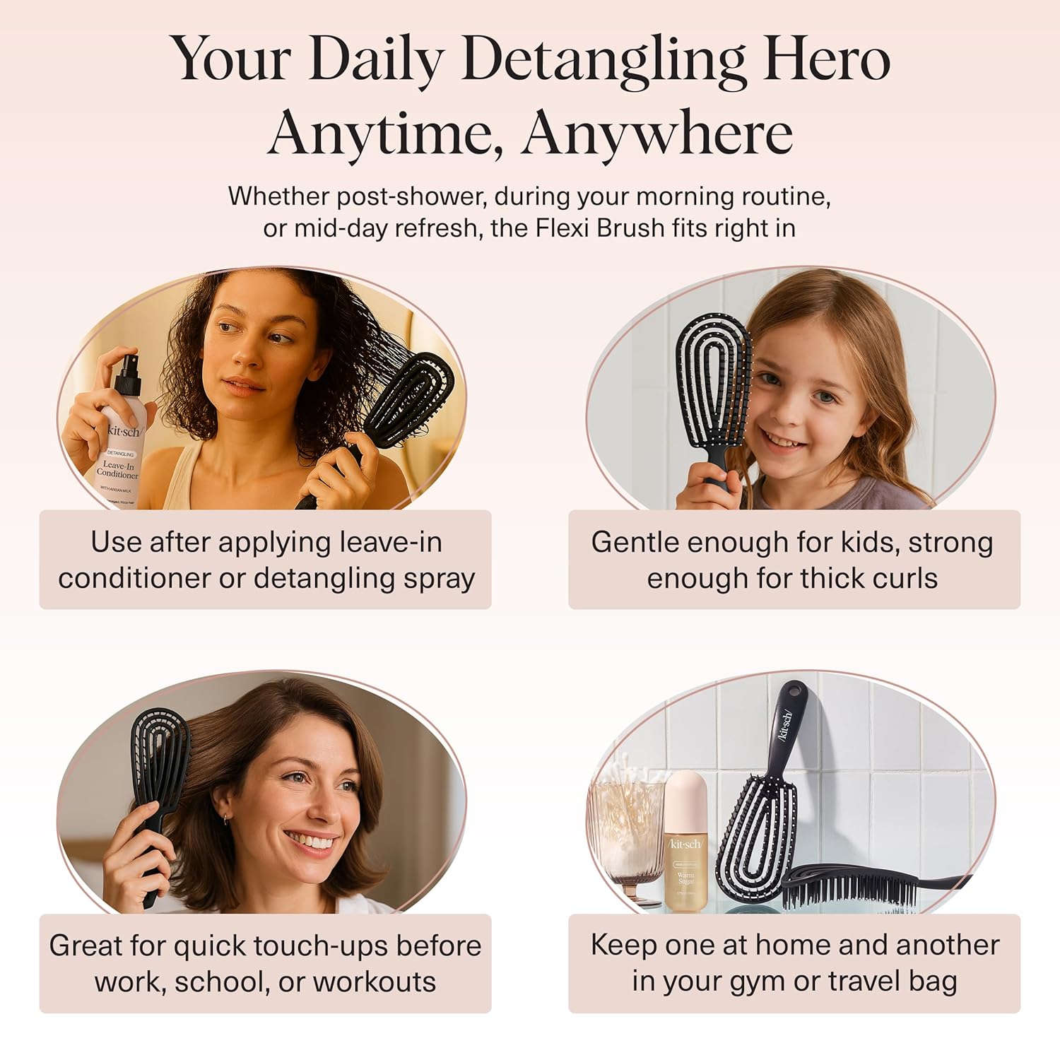 Thumbnail 5 de Kitsch Detangler Brush for Curly Hair 💇♀