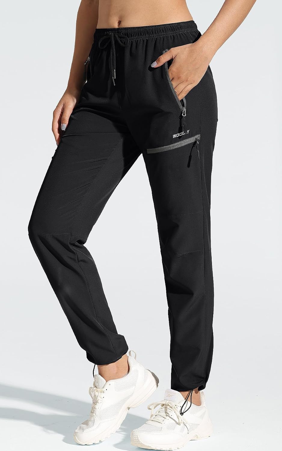 Detalle de Pantalon Randonnée Femme MOCOLY – Léger, Séchage rapide et UPF 50+ pour l’extérieur