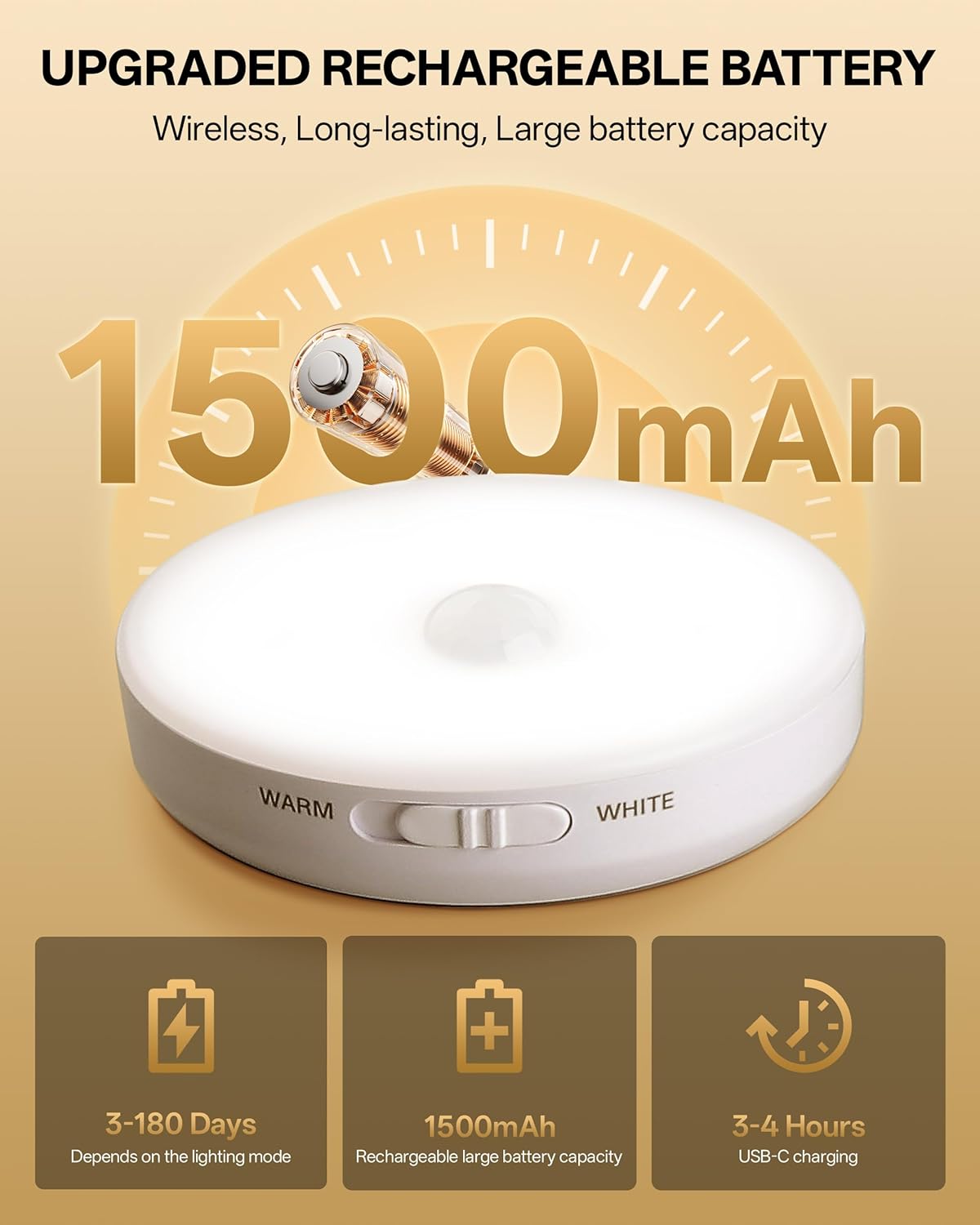 Thumbnail 1 de Homelist Bewegungsmelder Nachtlicht 80 lm, 6 Stück