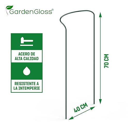 Detalle 2 de Kit GardenGloss 10 tuteurs 70x40 cm ⚙