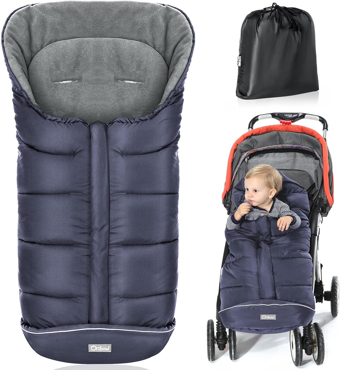 Thumbnail 6 de Orzbow Footmuff Universal for Pushchair, Large