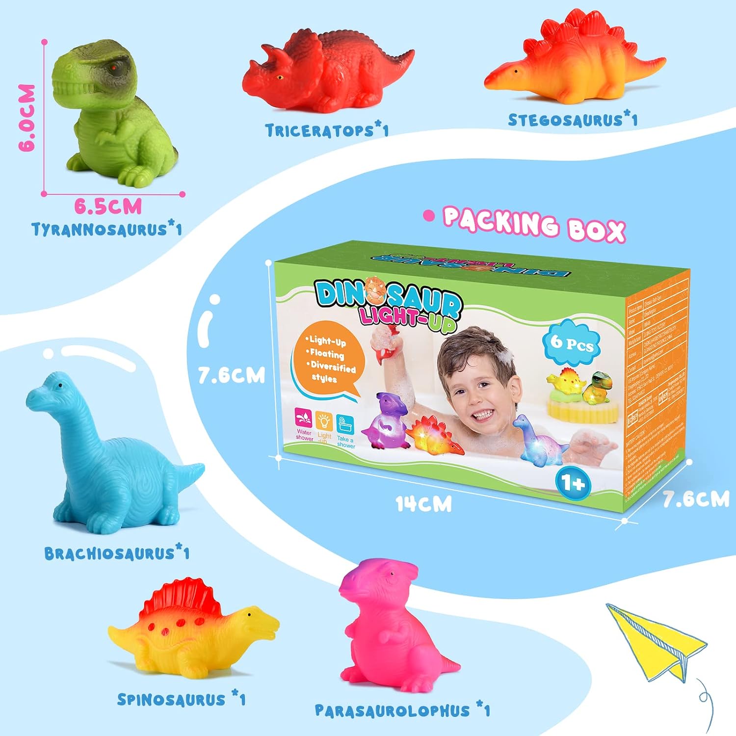 Detalle 2 de EUCOCO Bath Toys for 3–6 Year Olds