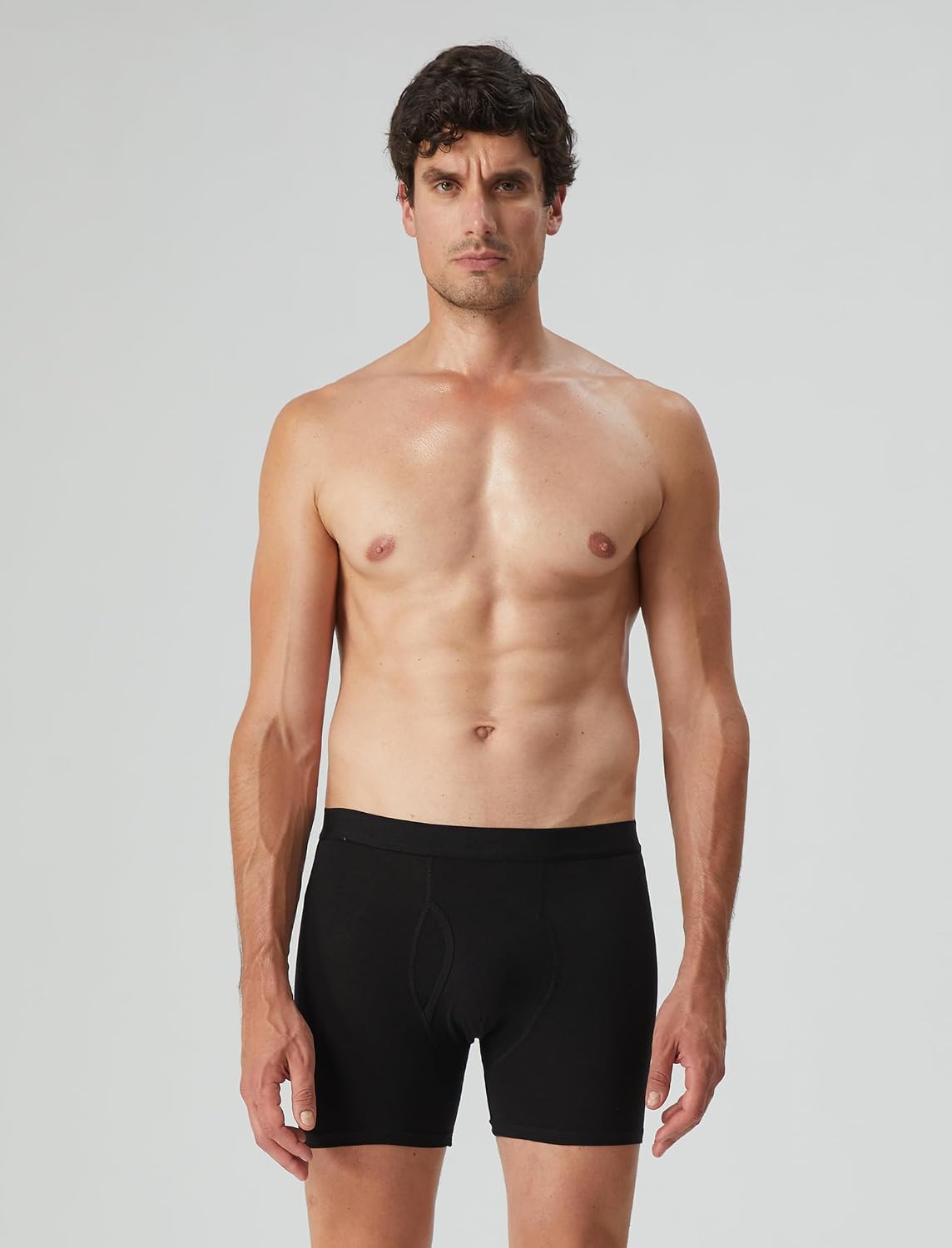 Thumbnail 1 de Natural Feelings Mens Underwear Pack: 5-7 Cotton Trunk Boxer Shorts (UK Sizing)