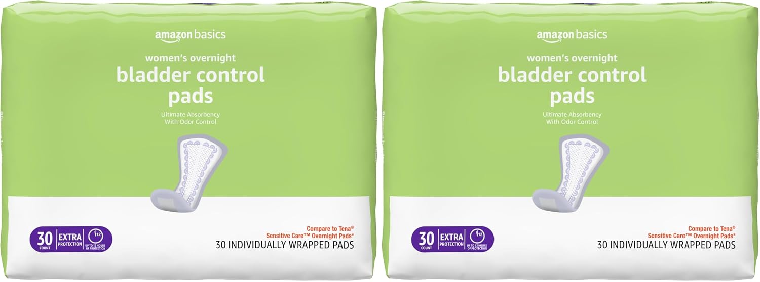Thumbnail 6 de Amazon Basics Incontinence Pads for Women — Overnight, Postpartum, Unscented, 30 Count