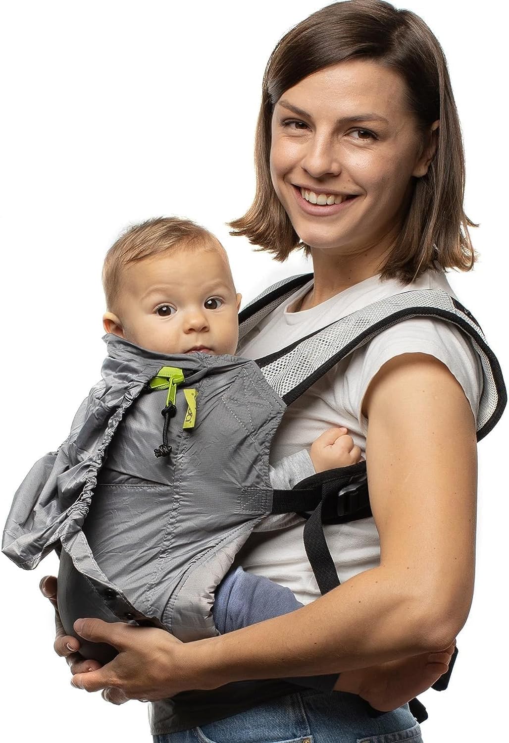Boba Air Grey – Marsupio porta bebè ergonomico, ultra leggero per neonati 6,8–20 kg