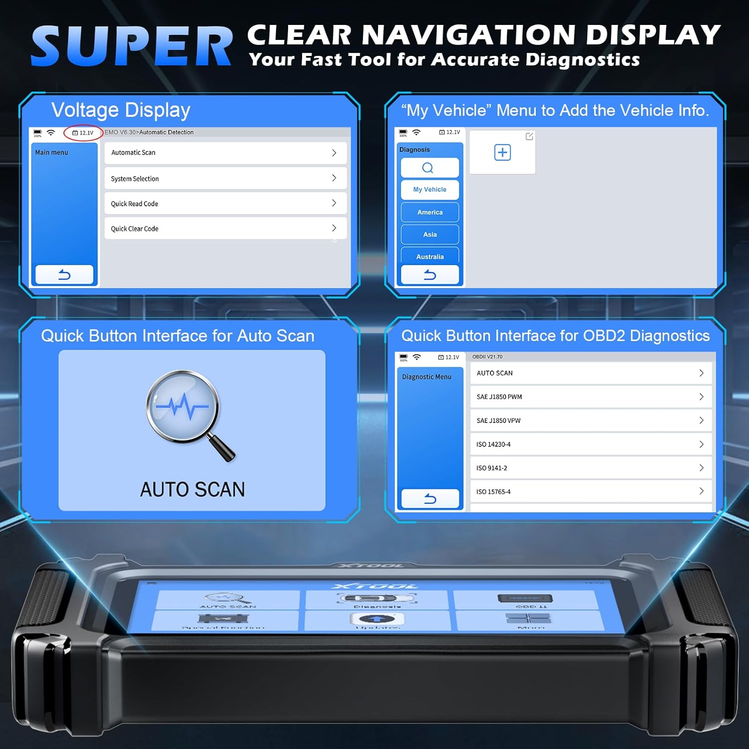 Thumbnail 3 de XTOOL D5 Car Code Reader with 10 Resets
