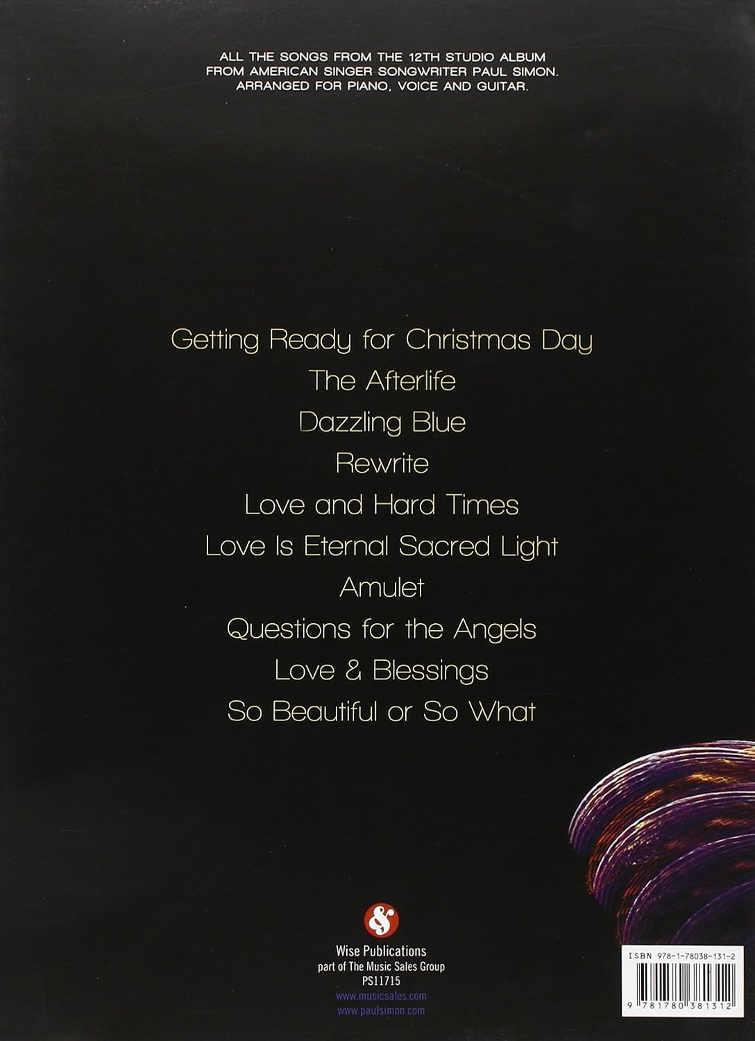 Detalle 2 de Paul Simon - So Beautiful or So What Paperback Music Book