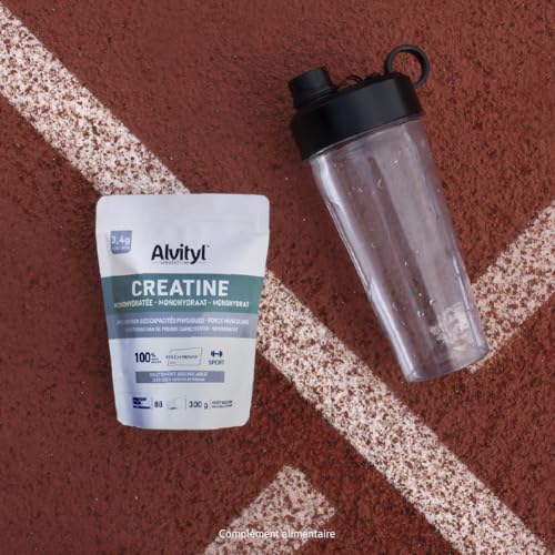 Thumbnail 8 de Alvityl Créatine Monohydratée Creapure 100% Pure – Poudre 300 g (88 portions)