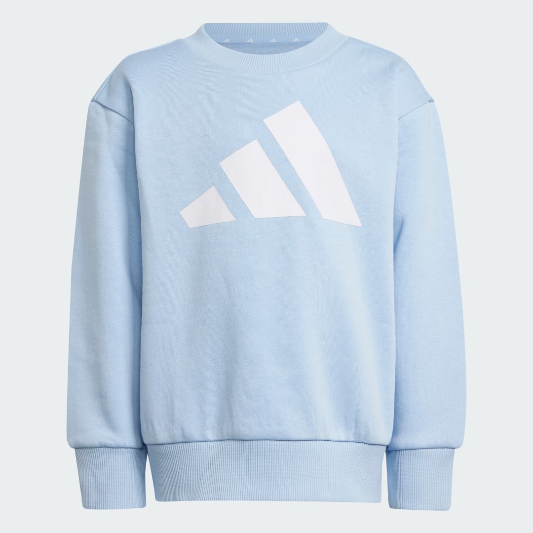 Thumbnail 1 de Adidas Essentials, conjunto azul de sudadera y pantalón para niños