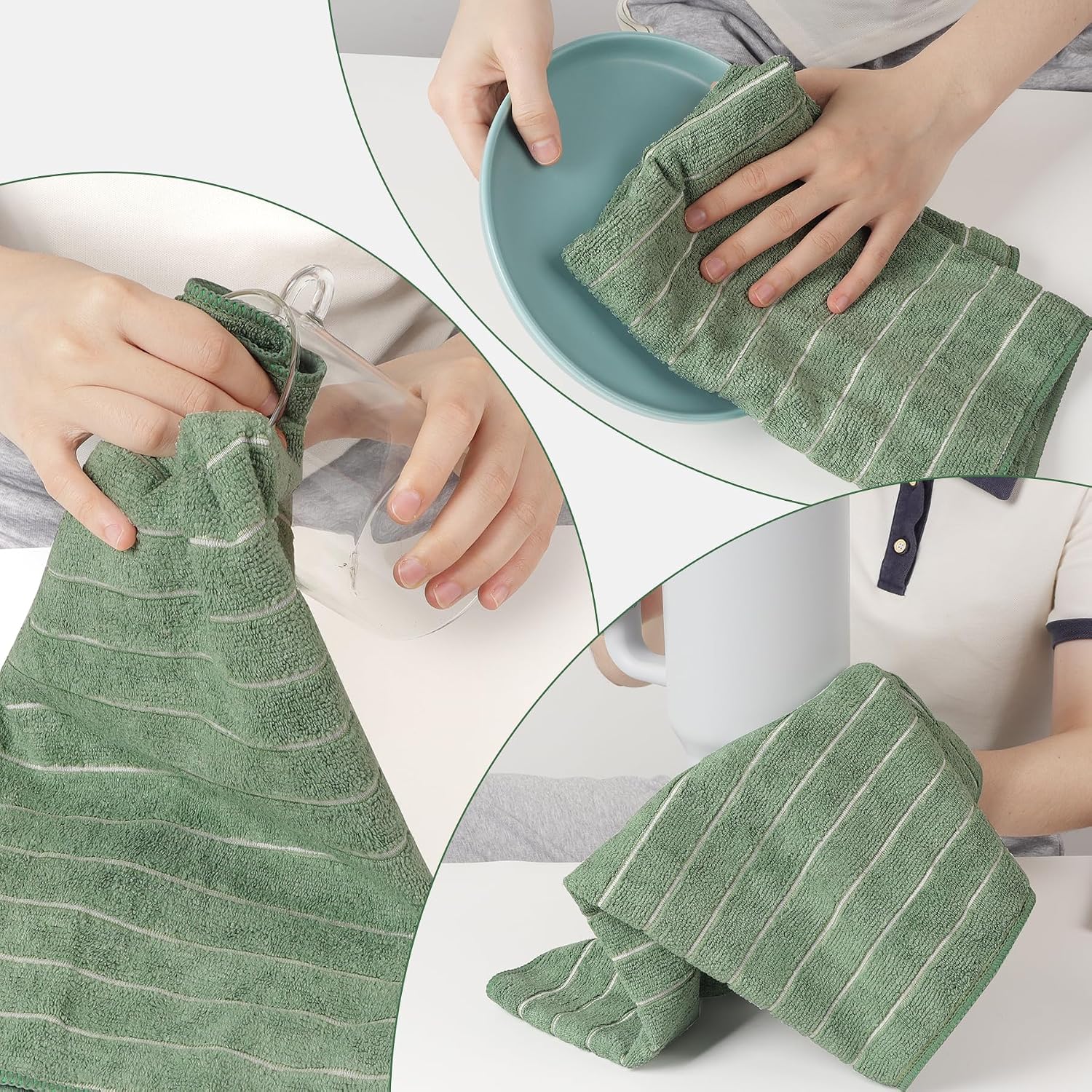Thumbnail 5 de Solvant Juego de 8 Trapos de Cocina Absorbentes y Resistentes🧽