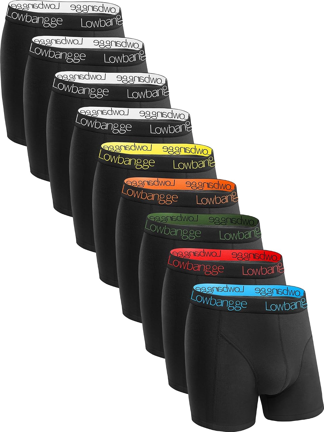 Detalle de Lowbangge Calzoncillos Boxer pack 9, algodón 95%